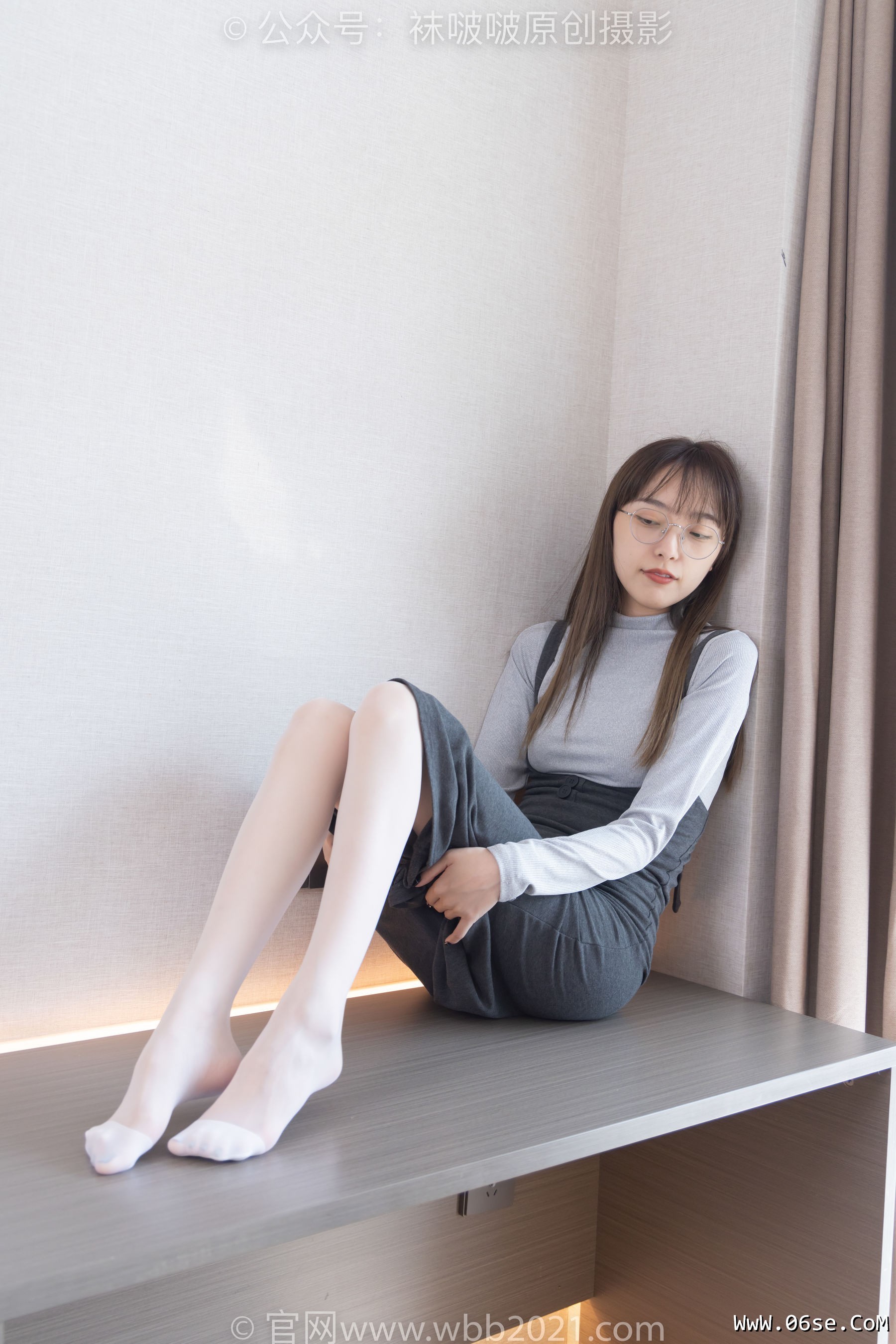 图片[40]-BoBoSocks袜啵啵 No.309 稚予 -两双高跟鞋、灰丝、白丝、裸足、踩奶油蛋糕剧情[180P]-六色网