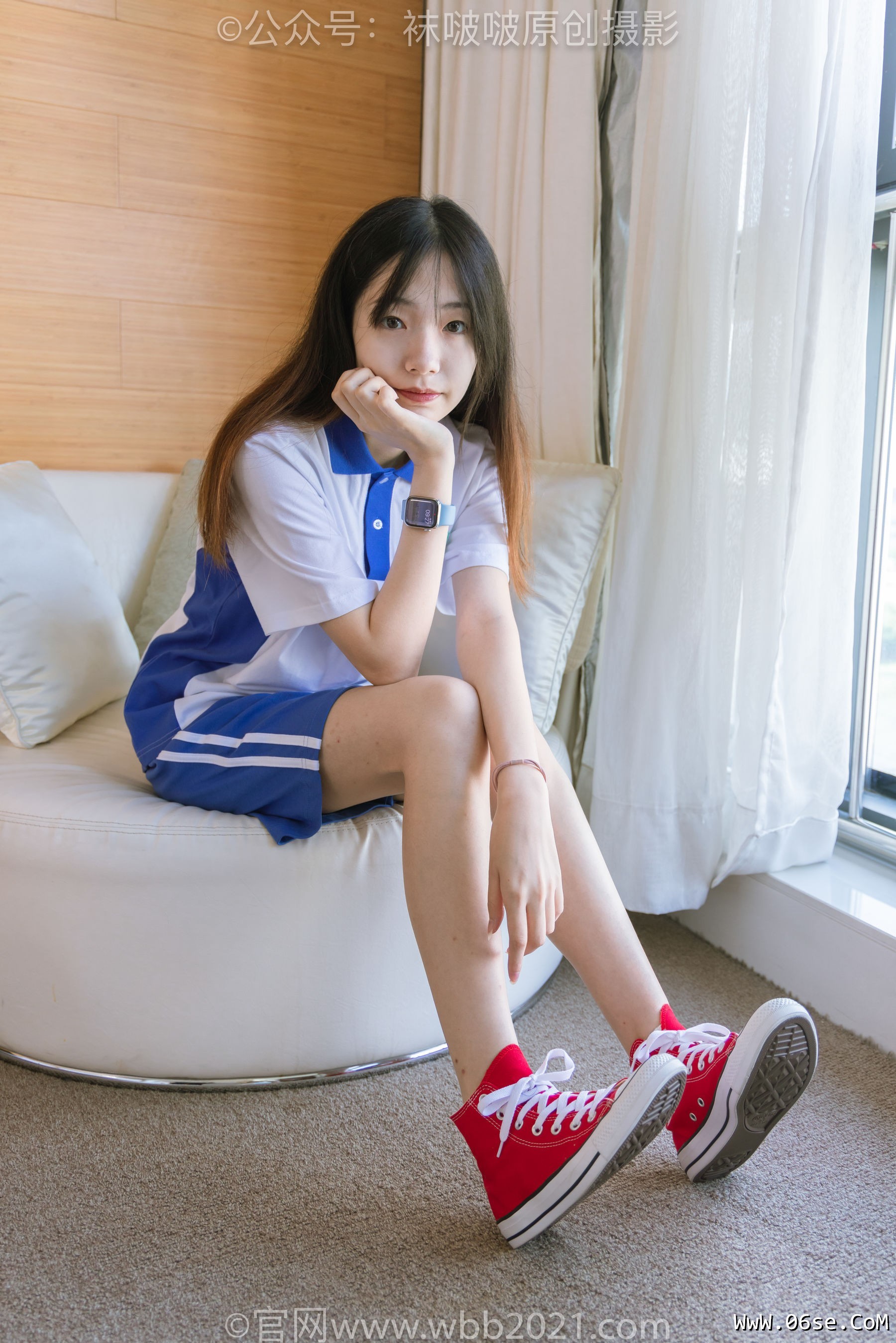 图片[61]-BoBoSocks袜啵啵 No.336 小甜豆 -校服、帆布鞋、白棉袜、裸足[140P]-六色网