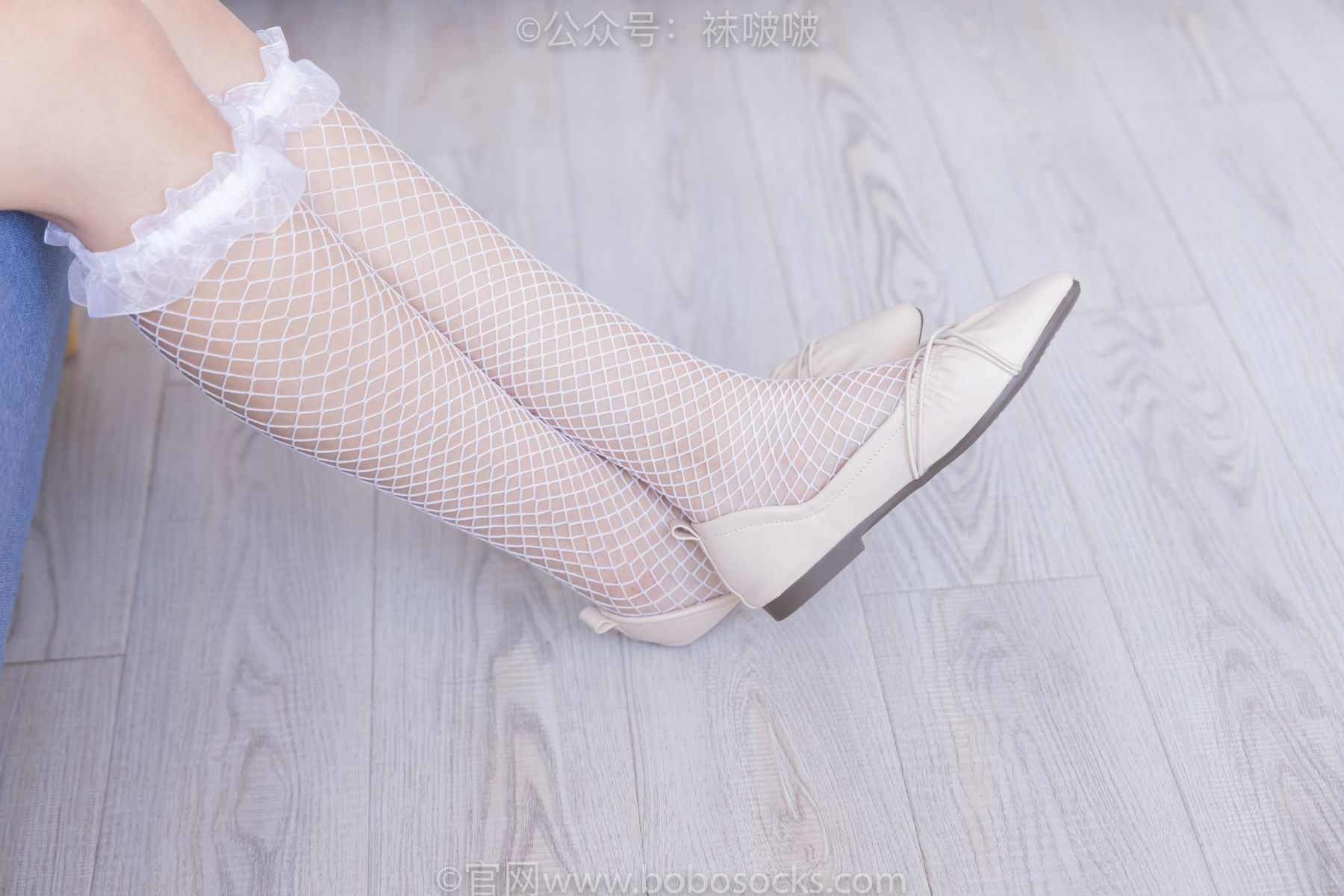图片[11]-BoBoSocks袜啵啵 No.043 小甜豆-圣诞服、平底鞋、高跟鞋、白色渔网袜[164P]-六色网