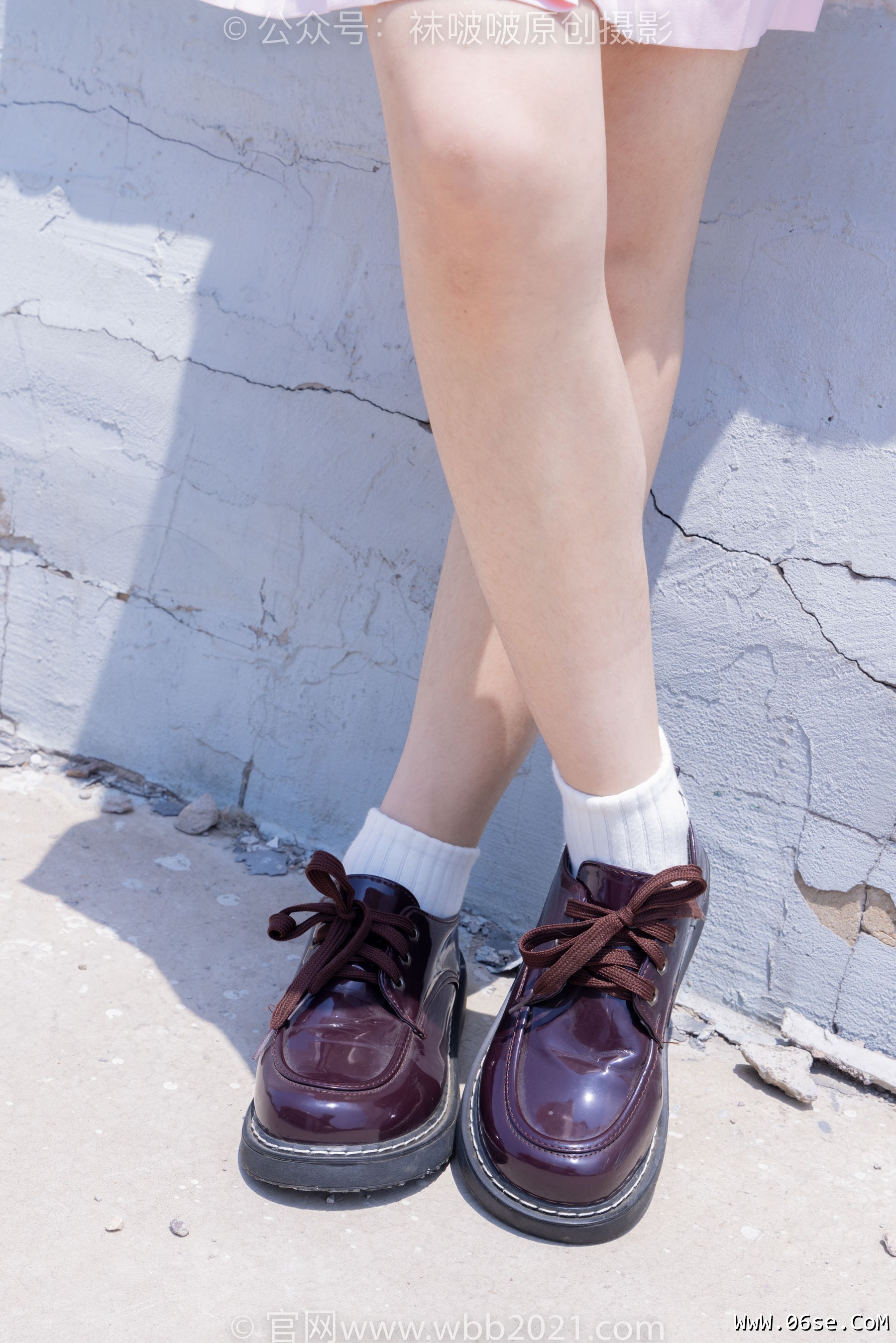 图片[113]-BoBoSocks袜啵啵 No.399 糯米 -皮鞋、白棉袜、jk制服[145P]-六色网