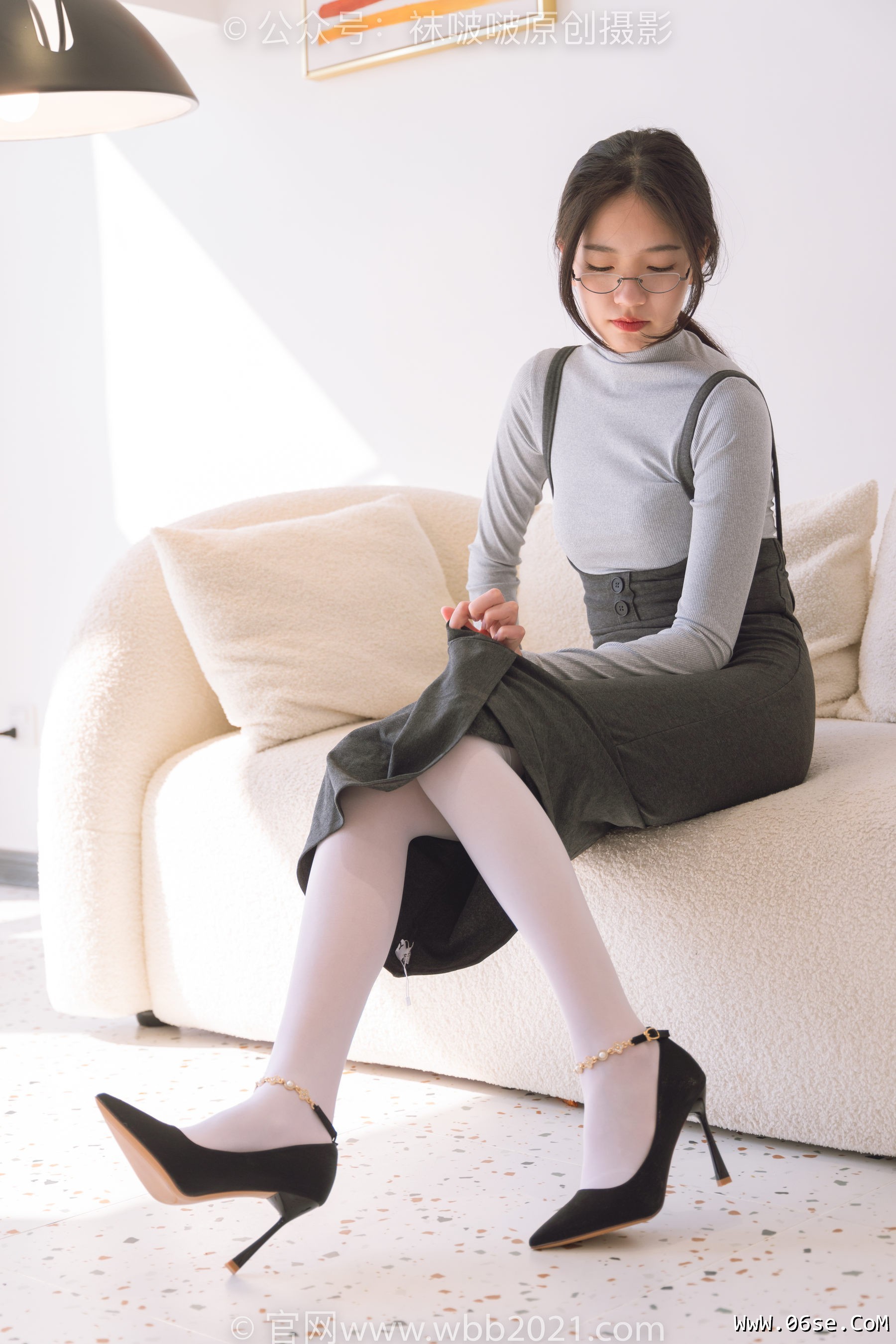 图片[67]-BoBoSocks袜啵啵 No.242 小甜豆-高跟鞋、厚白丝[140P]-六色网