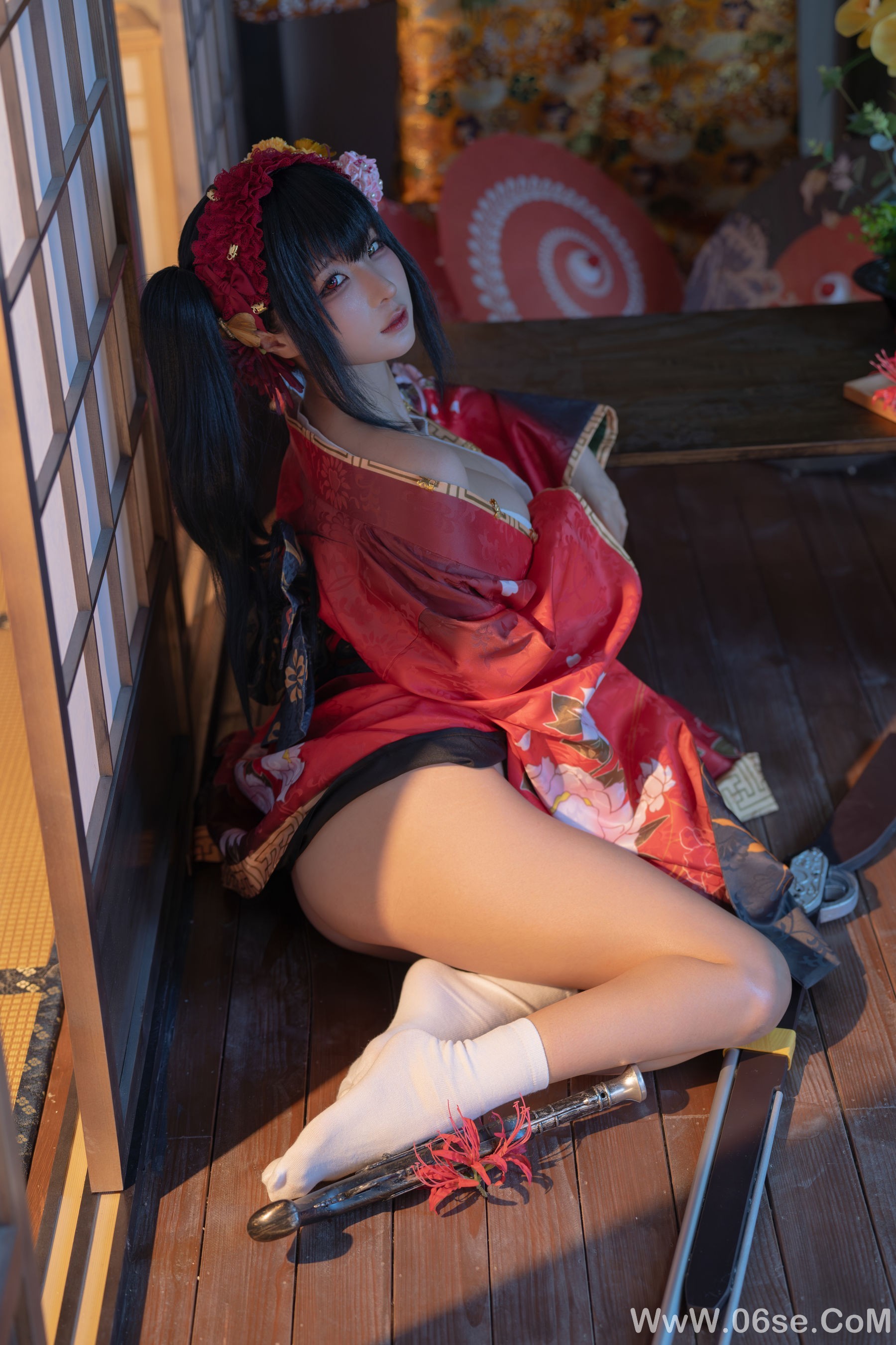 图片[10]-动漫博主蠢沫沫 – 狂三和服[147P]-六色网