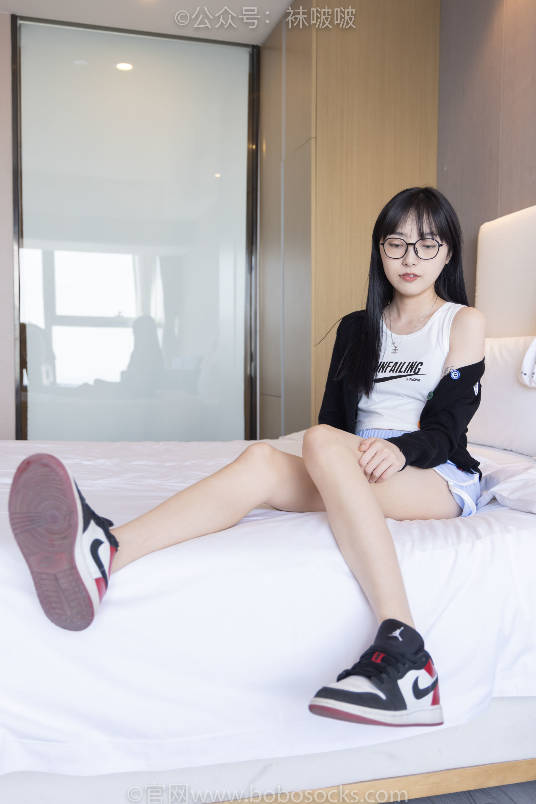 图片[104]-BoBoSocks袜啵啵 No.081 稚予- AJ、浅黄色短棉袜、浅蓝色短棉袜、裸足[145P]-六色网