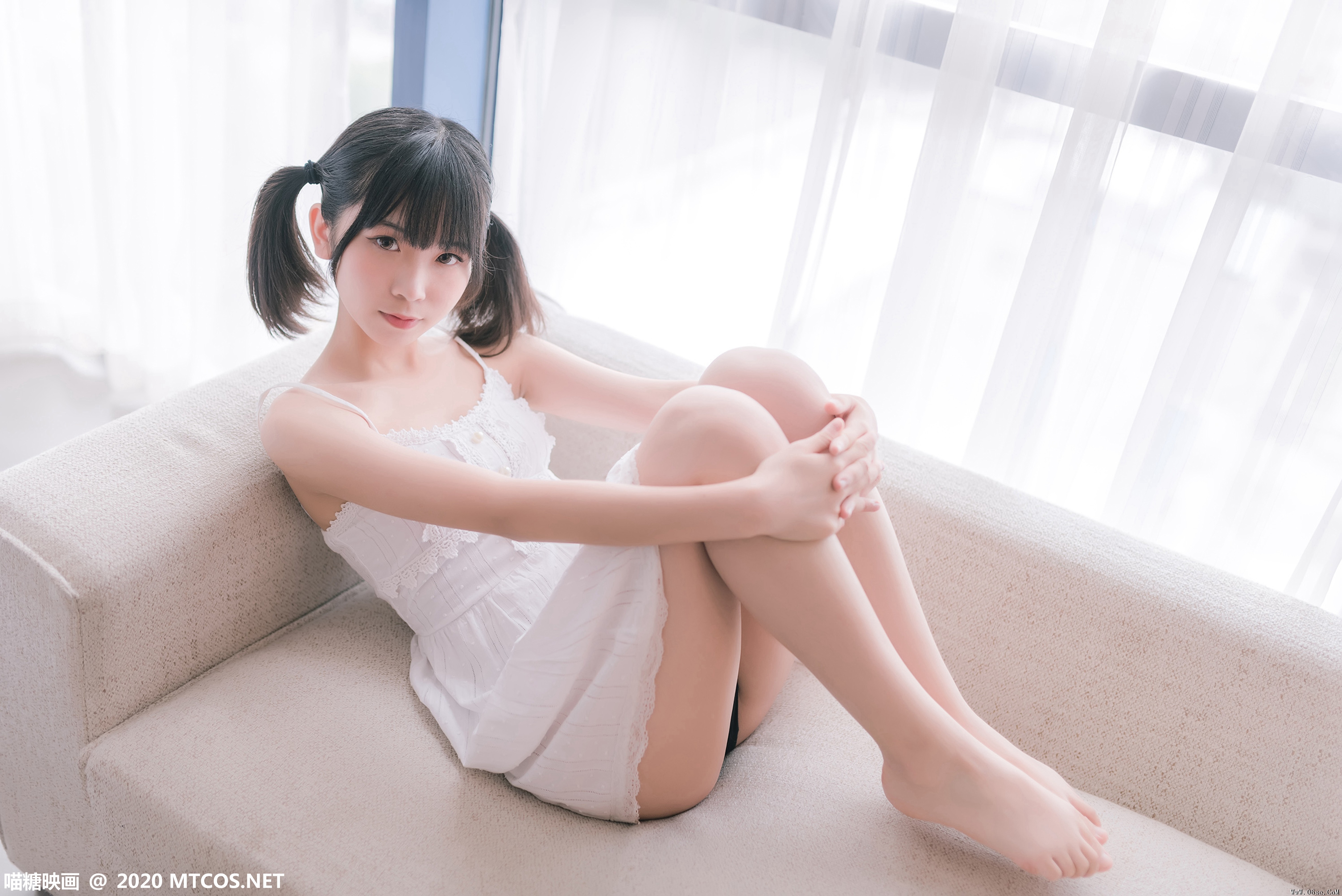 图片[40]-喵糖映画 VOL.177 白裙少女[47P／233M]-六色网