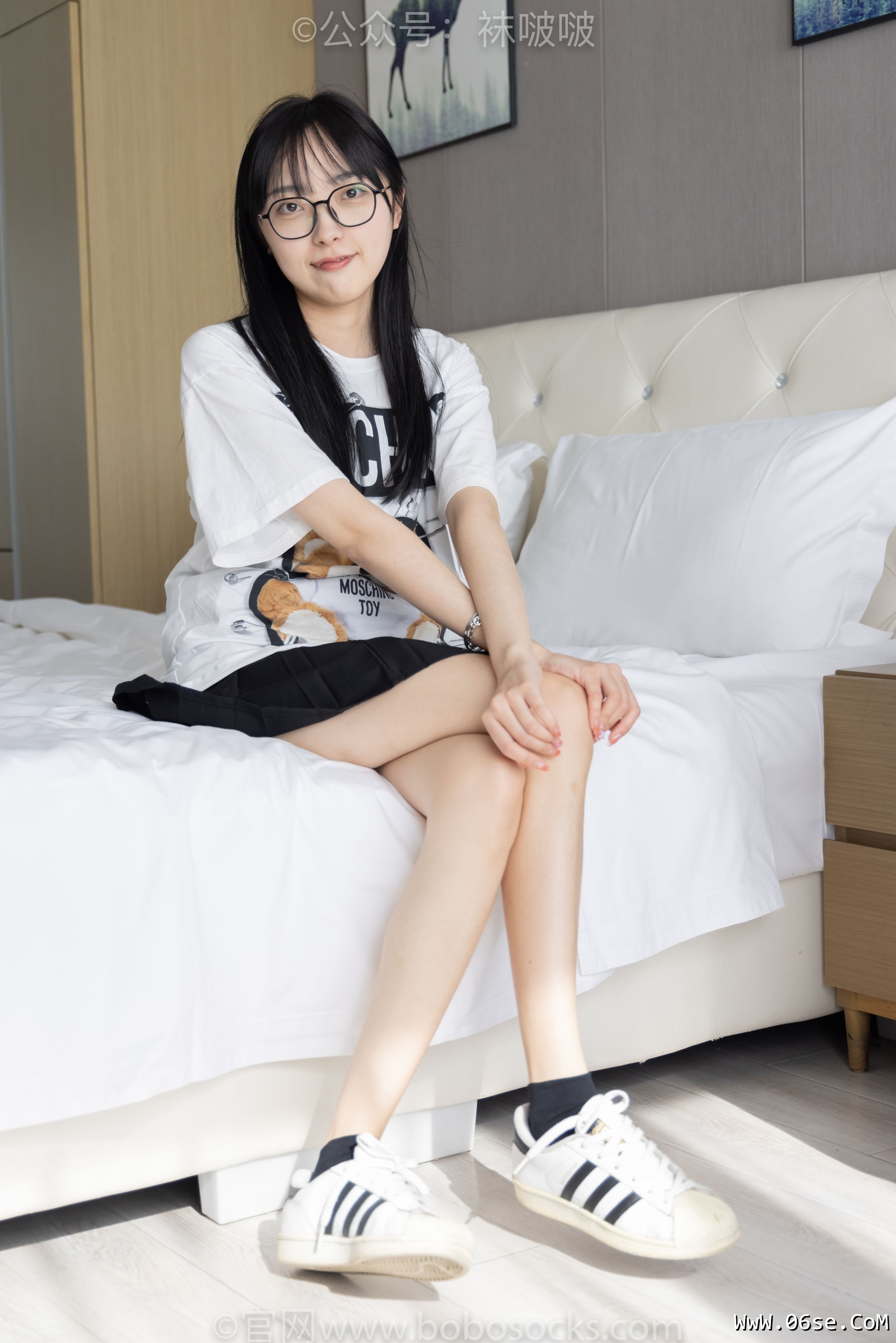 图片[21]-BoBoSocks袜啵啵 No.033 稚予-贝壳头、天鹅绒黑袜、天鹅绒白袜[154P]-六色网