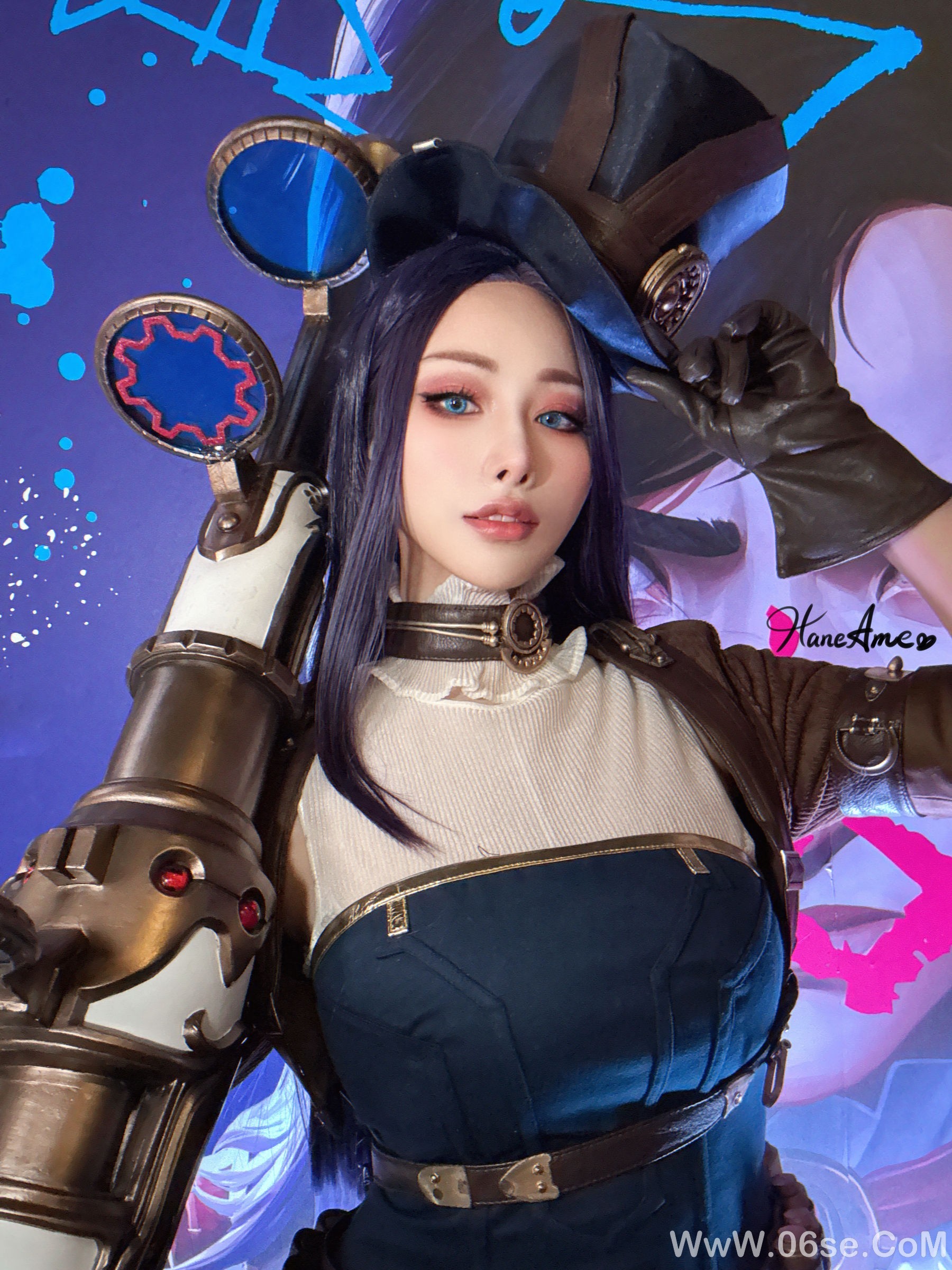 图片[15]-Hane Ame 雨波写真 – 英雄联盟 凱特琳[26P]-六色网
