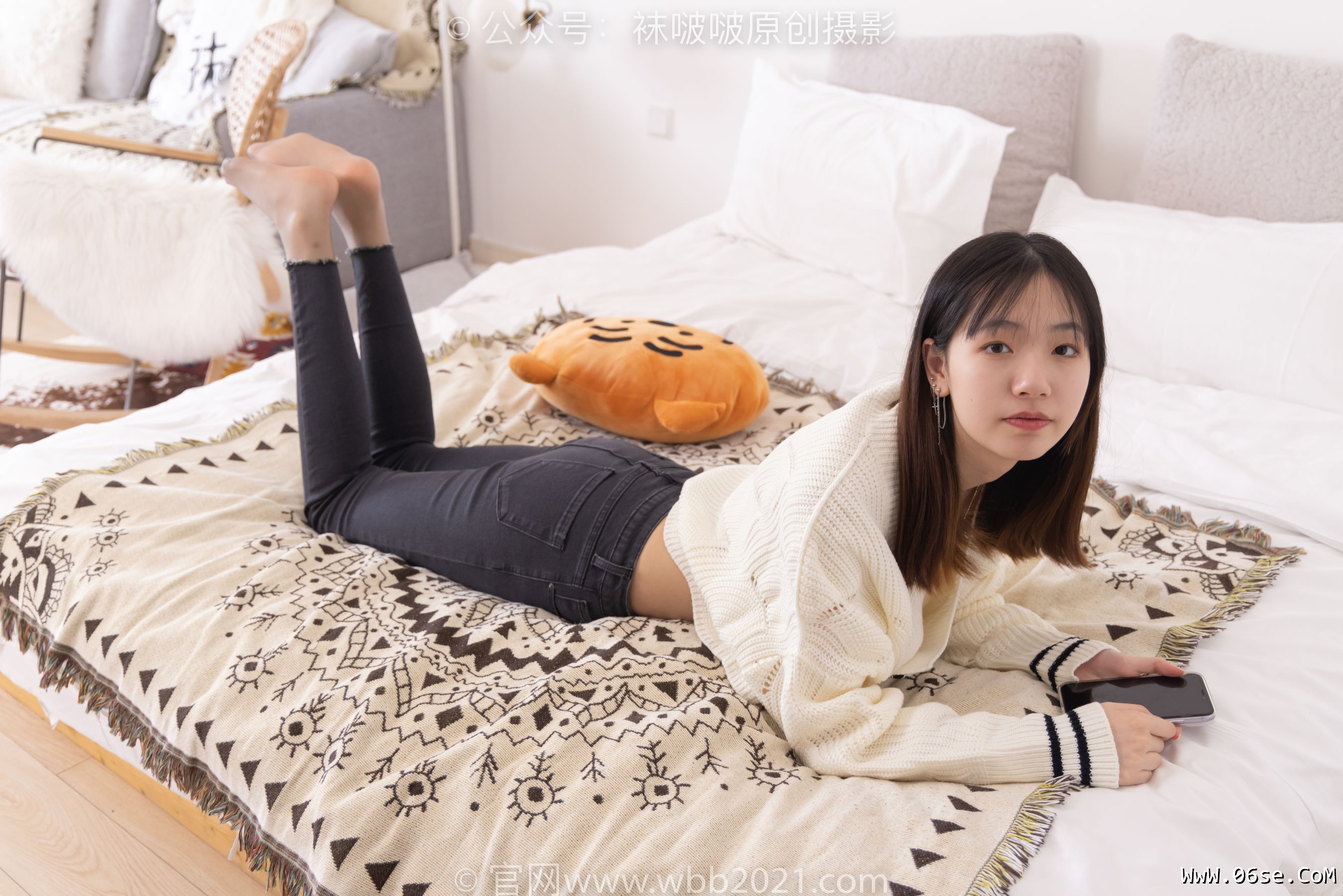 图片[32]-BoBoSocks袜啵啵 No.326 小甜豆 -长靴、油亮灰丝、裤里丝[155P]-六色网