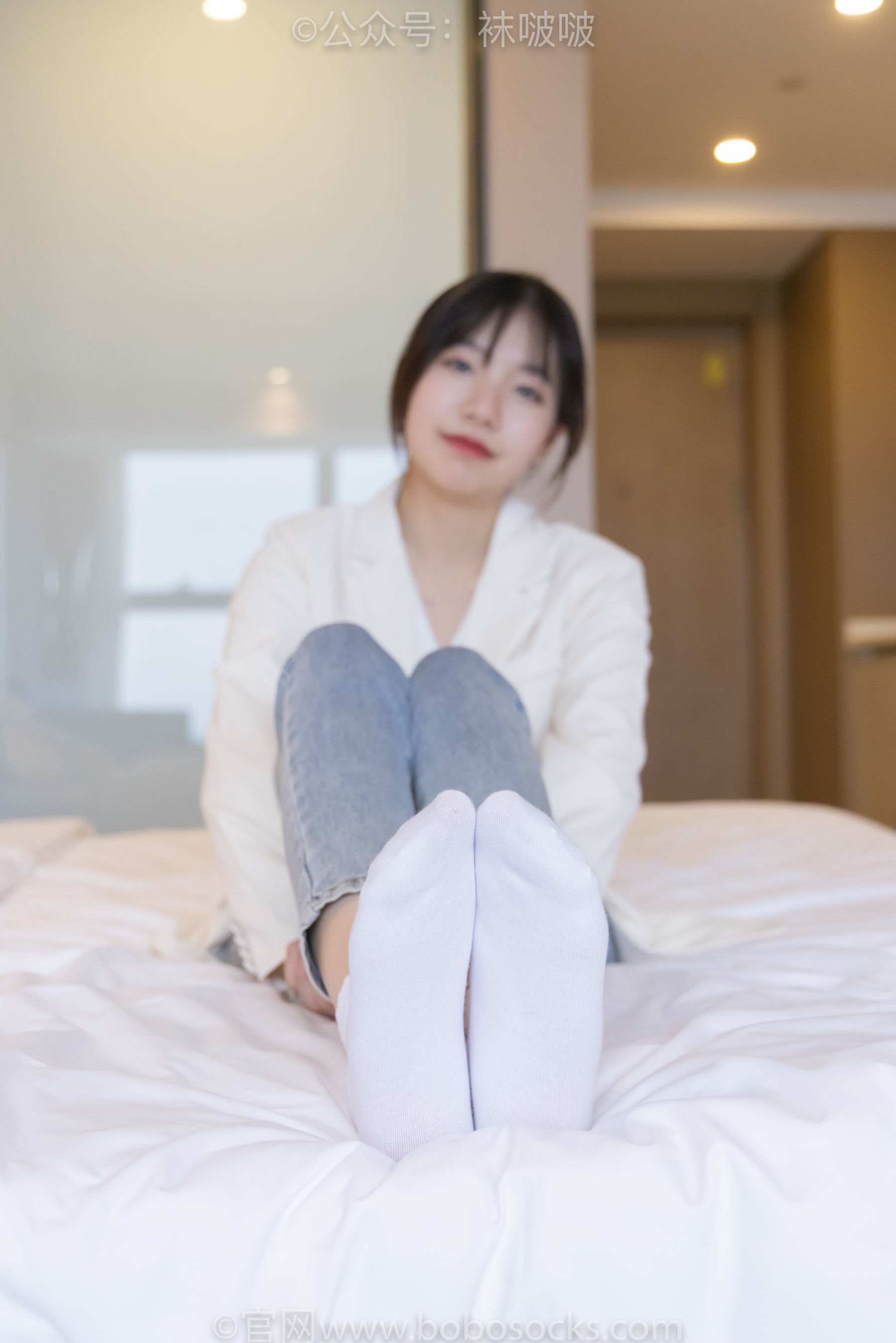 图片[102]-BoBoSocks袜啵啵 No.050 小甜豆-高跟长靴、白棉袜[175P]-六色网
