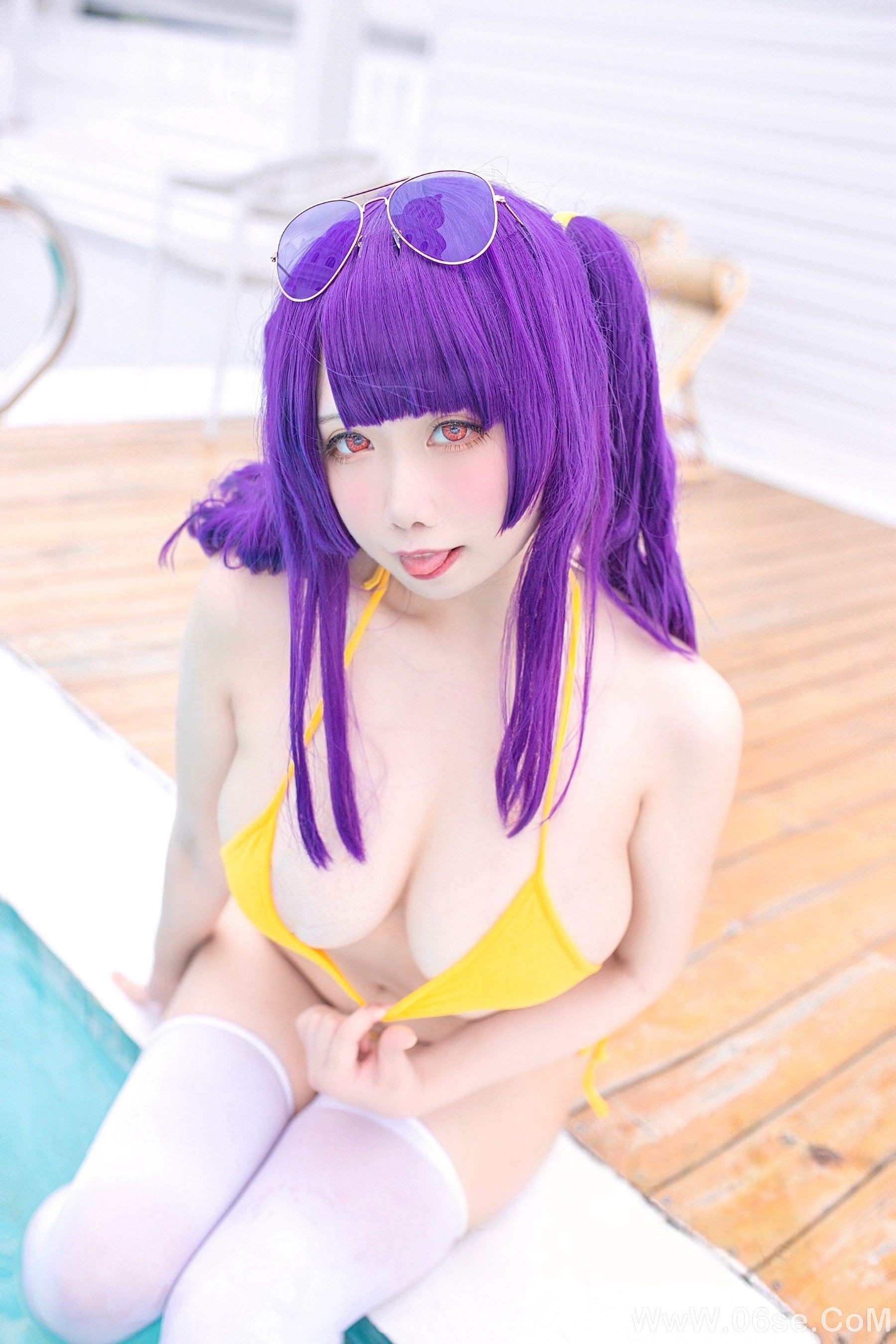 图片[20]-贞子蜜桃 – 碧蓝航线 波拉泳装[23P]-六色网