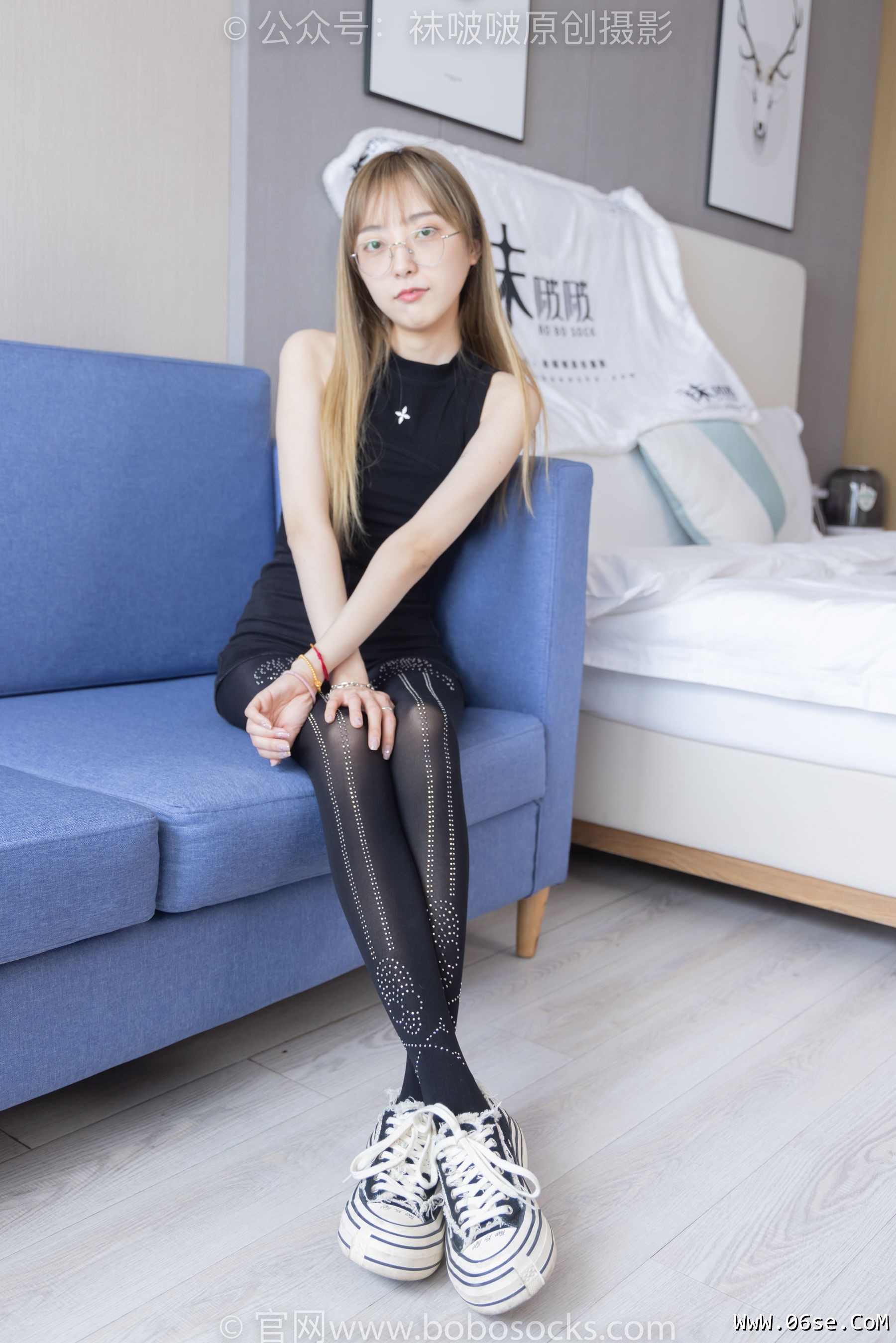图片[129]-BoBoSocks袜啵啵 No.219 稚予-板鞋、拖鞋、厚黑丝、蕾丝黑丝[140P]-六色网