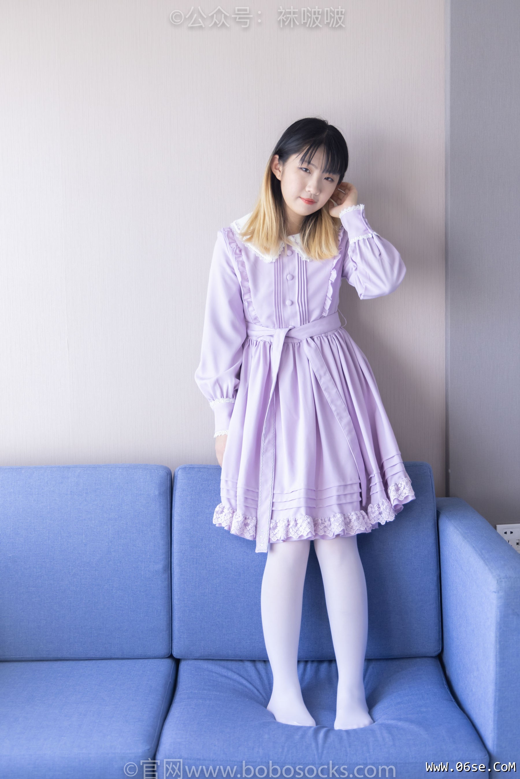 图片[140]-BoBoSocks袜啵啵 No.079 砂糖-皮鞋、厚白丝[140P]-六色网