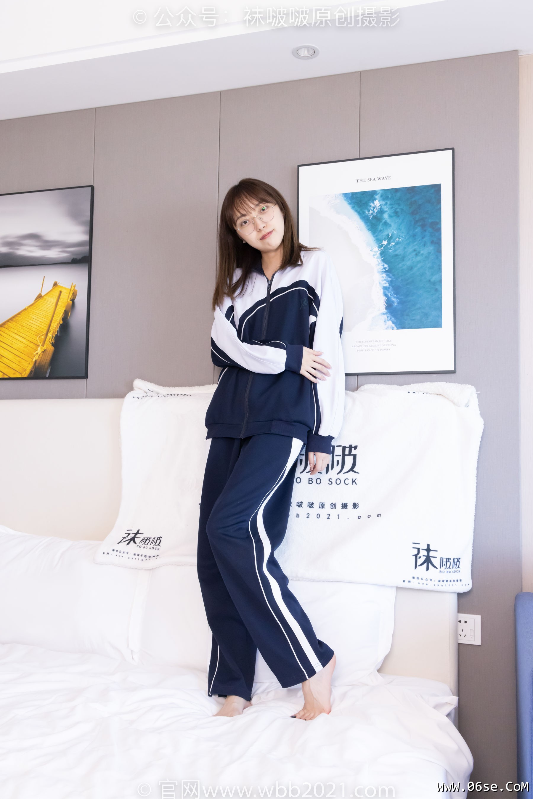 图片[128]-BoBoSocks袜啵啵 No.398 稚予 -板鞋、白船袜、裸足、裸足[150P]-六色网