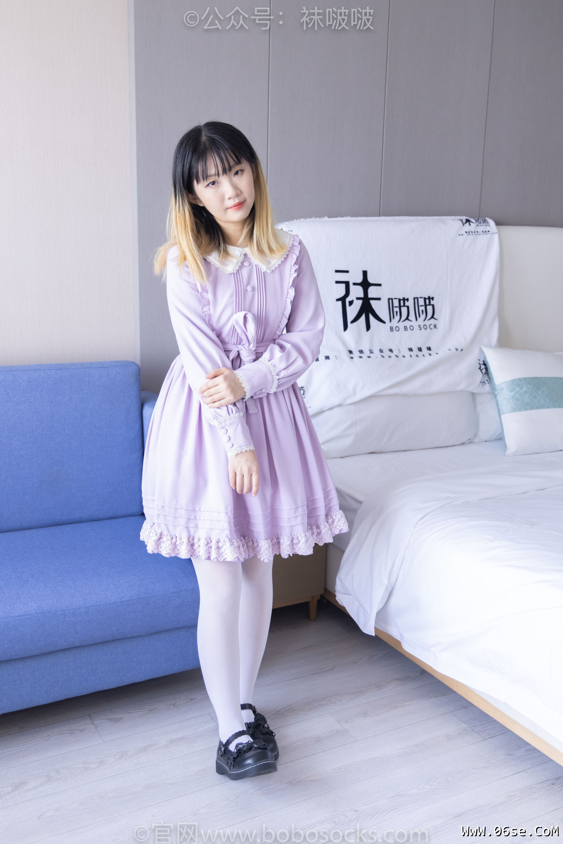 图片[16]-BoBoSocks袜啵啵 No.079 砂糖-皮鞋、厚白丝[140P]-六色网