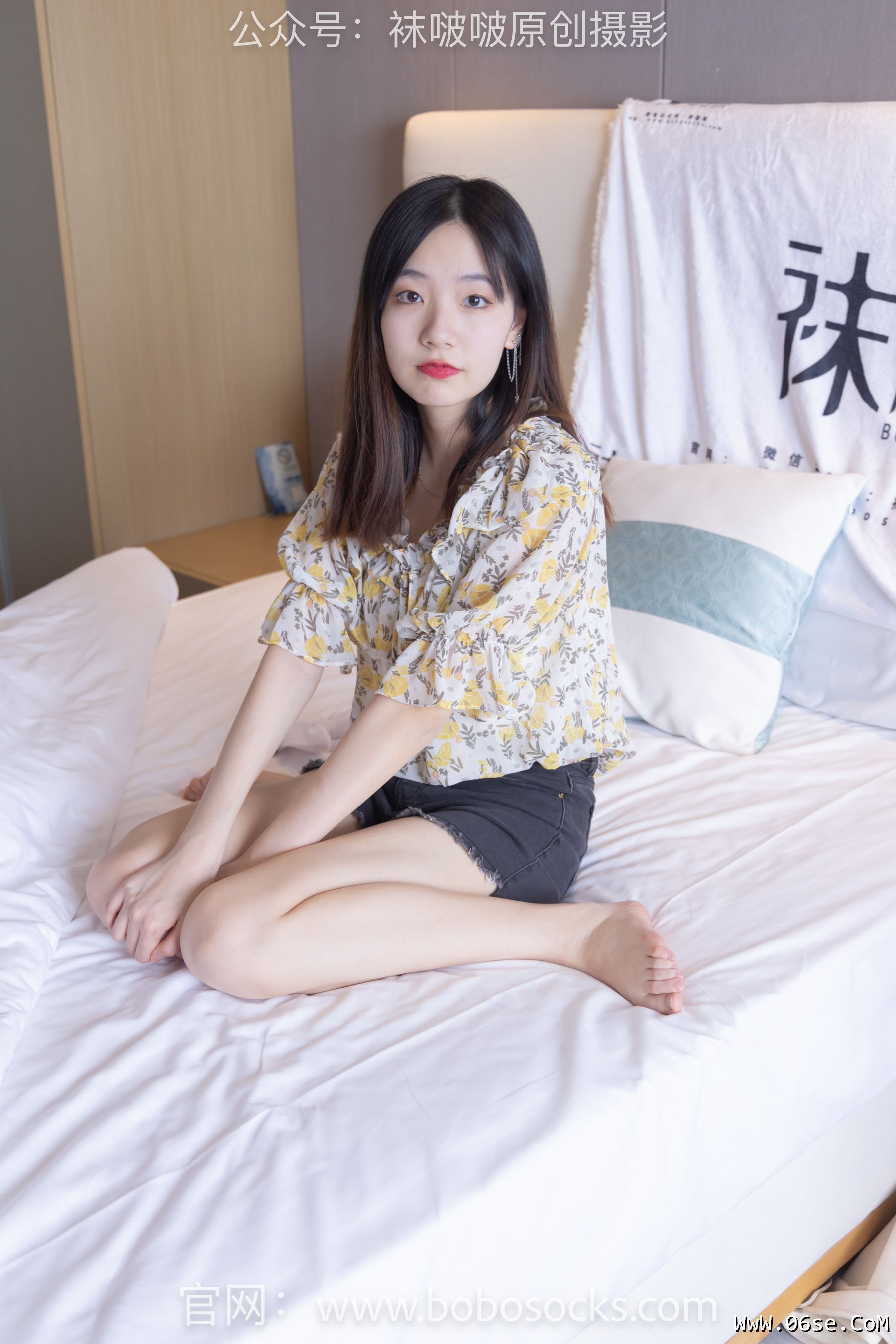 图片[60]-BoBoSocks袜啵啵 No.136 小甜豆-高跟长靴、白棉袜、裸足[200P]-六色网