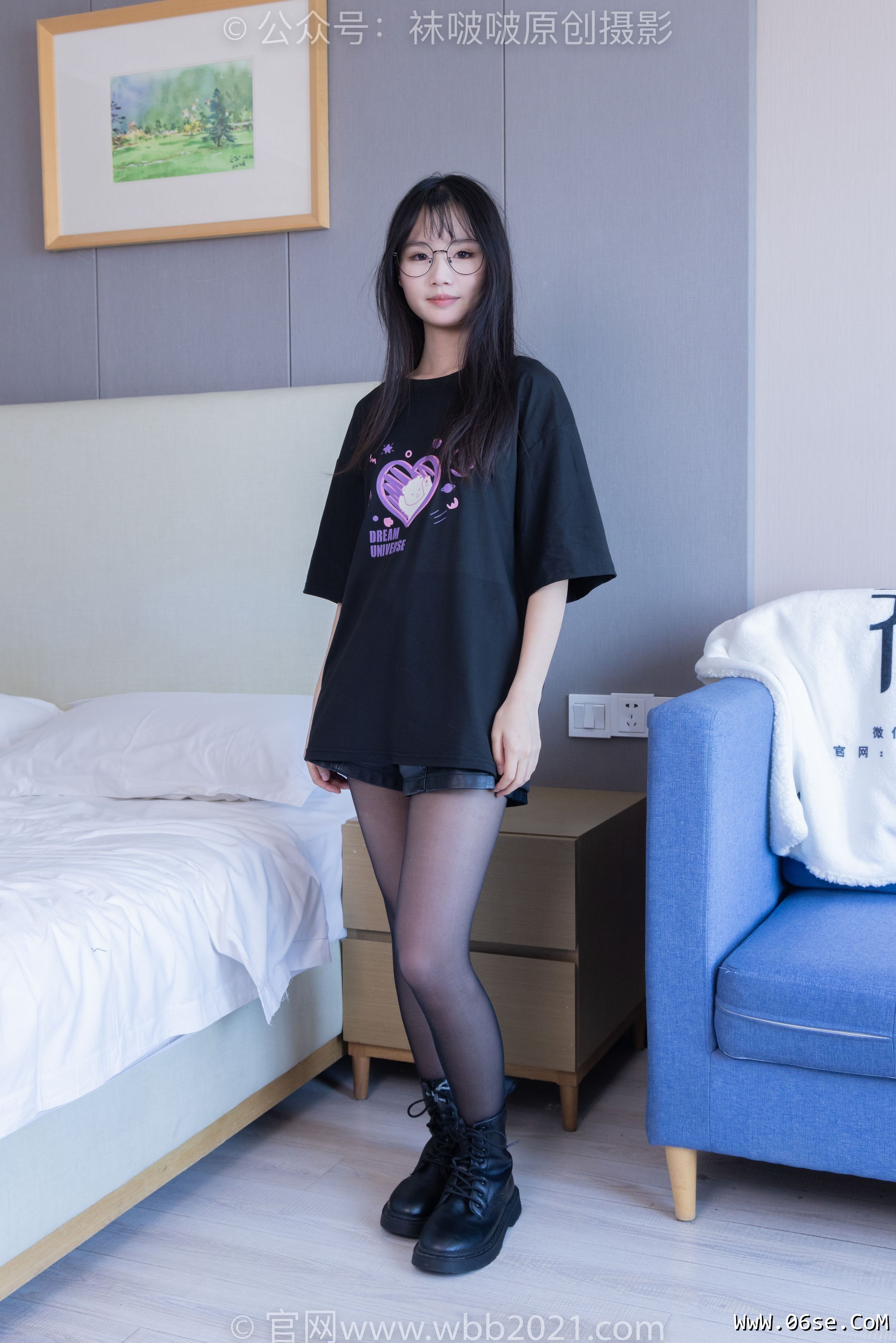BoBoSocks袜啵啵 No.406 甜甜圈 -马丁靴、黑丝[150P]-六色网