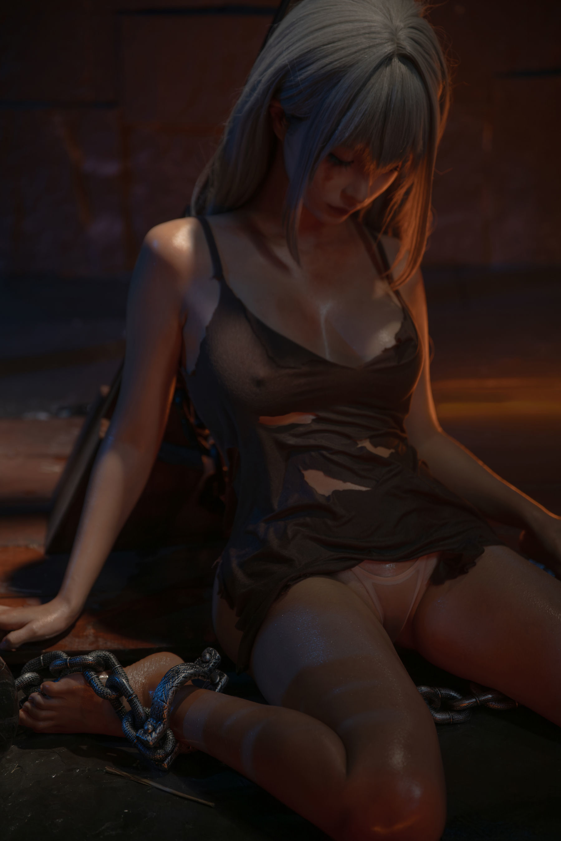 图片[21]-动漫博主蠢沫沫 – 奴隶少女希尔薇[83P]-六色网