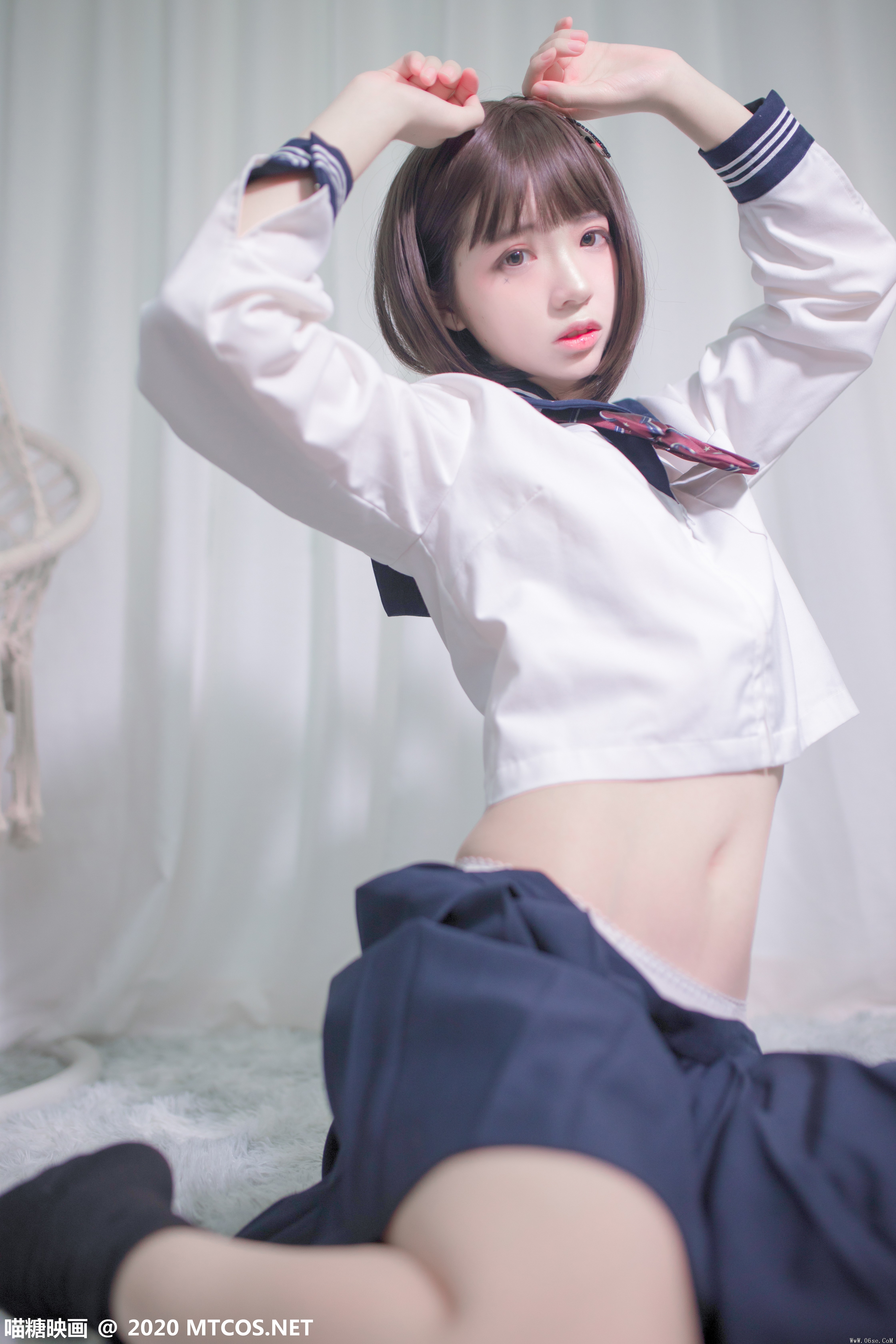 图片[11]-喵糖映画 VOL.349 居家JK制服[20P／385MB]-六色网