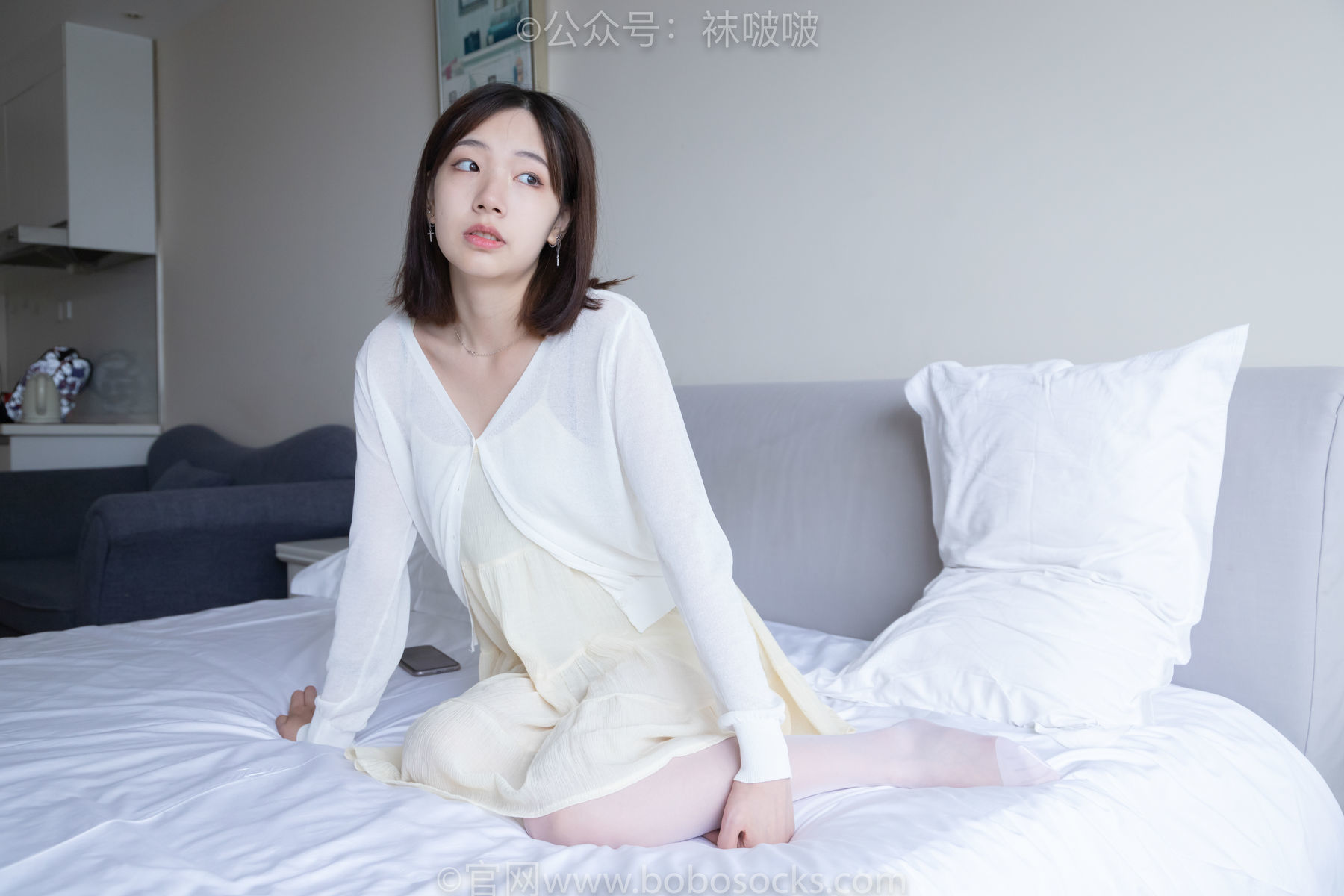 图片[84]-BoBoSocks袜啵啵 No.005 小甜豆-帆布鞋、薄白丝[133P]-六色网