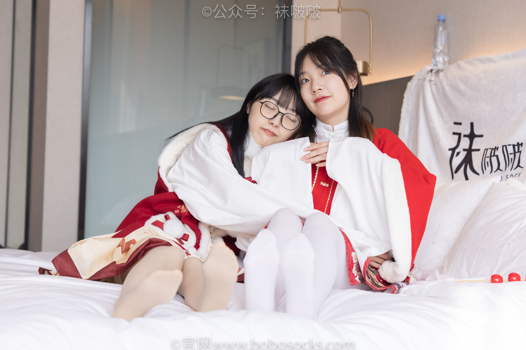 图片[103]-BoBoSocks袜啵啵 No.054 小甜豆与稚予-给大家拜年啦[139P]-六色网