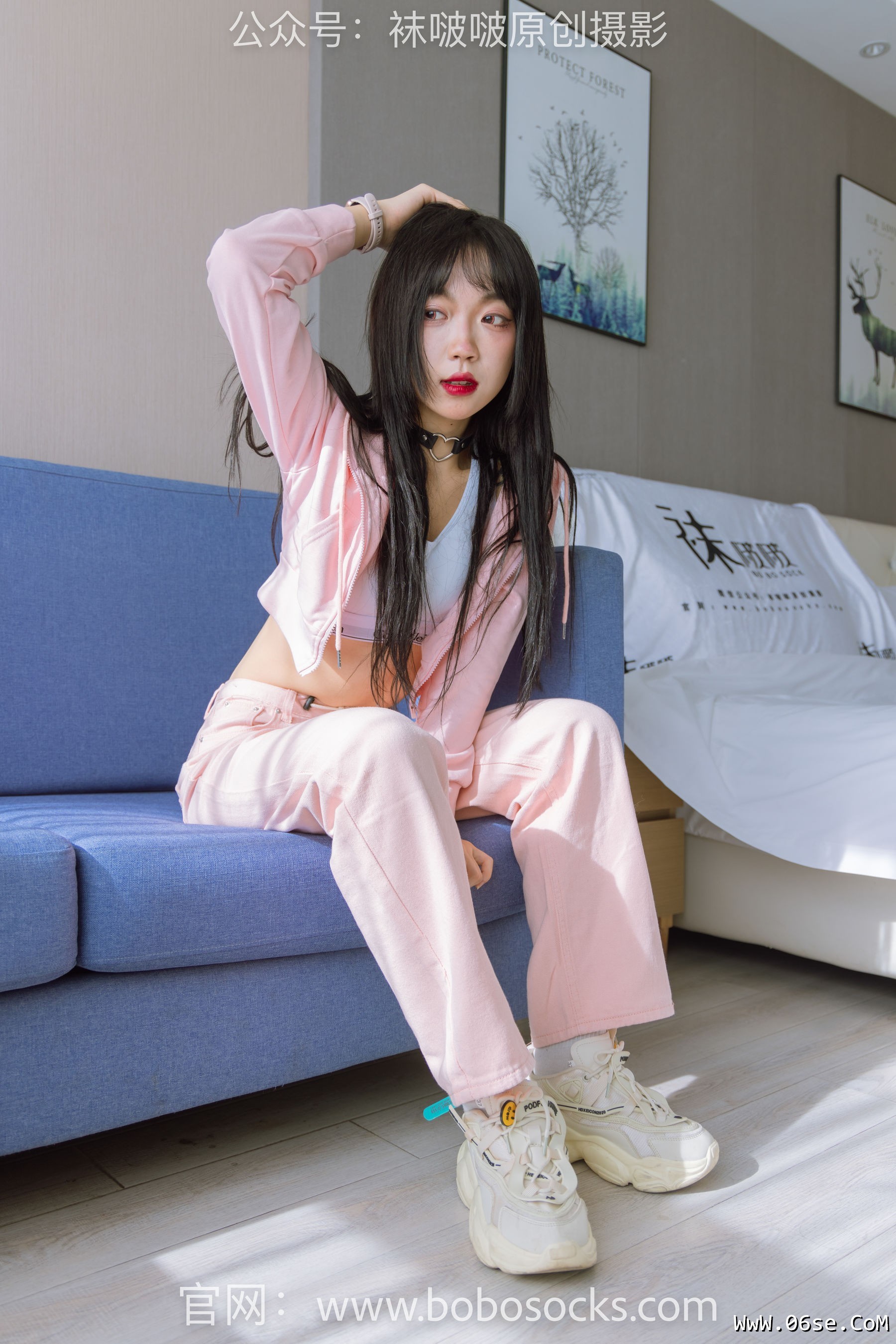 图片[71]-BoBoSocks袜啵啵 No.141 周周-运动鞋、白棉袜、裸足[140P]-六色网