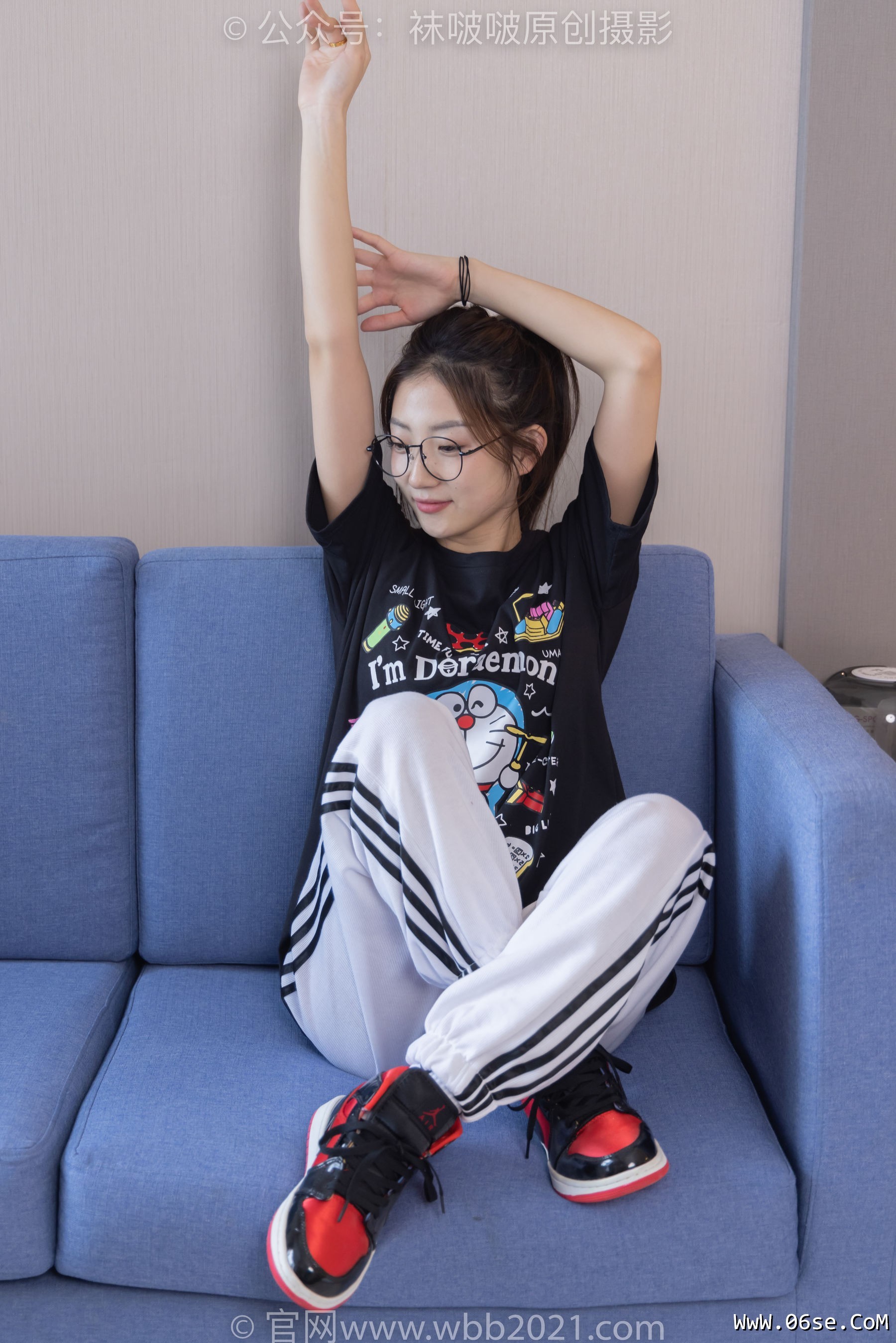 图片[55]-BoBoSocks袜啵啵 No.382 小沫 -板鞋、白棉袜[143P]-六色网