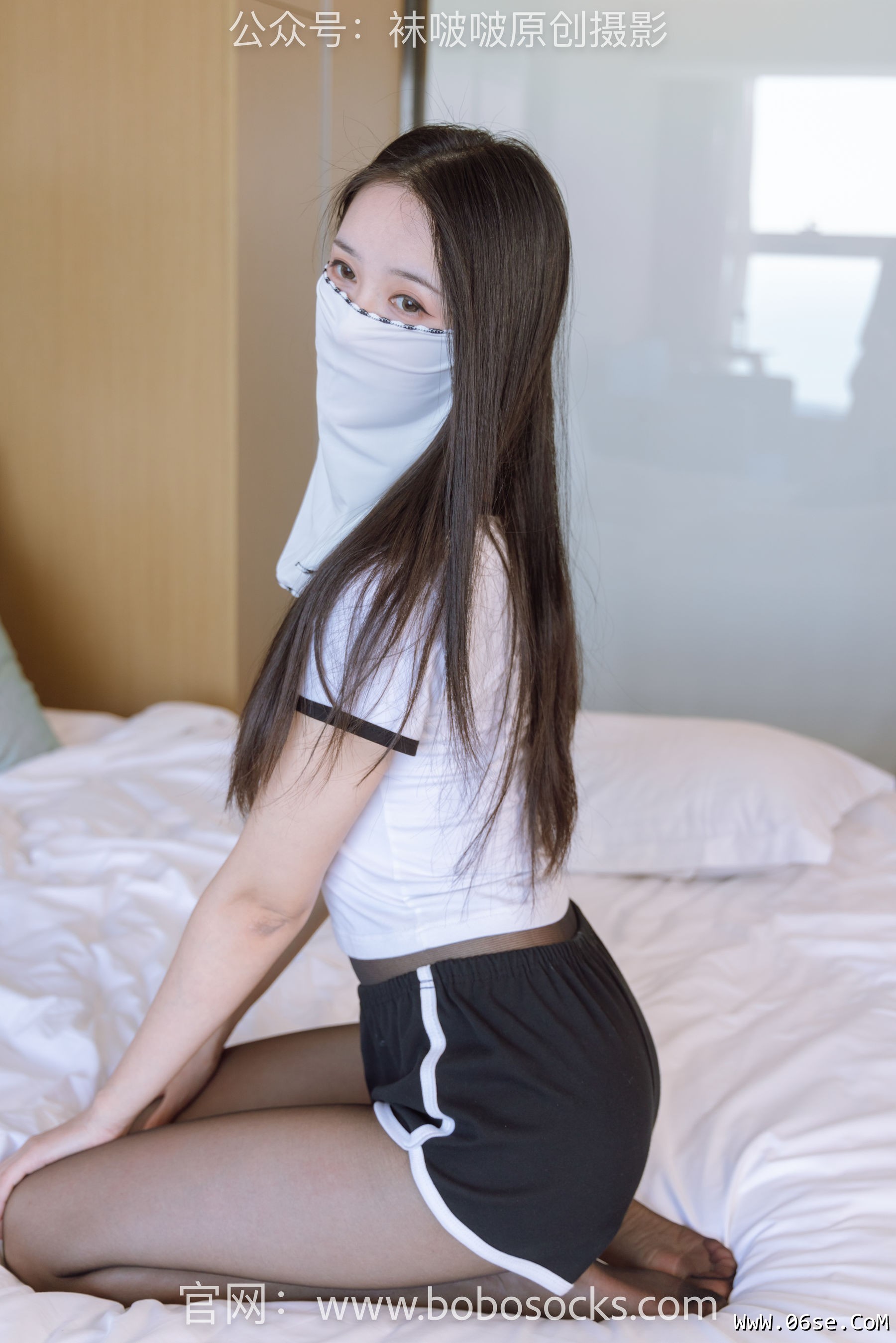 图片[142]-BoBoSocks袜啵啵 No.144 小安-板鞋、黑丝、部分戴面纱[168P]-六色网