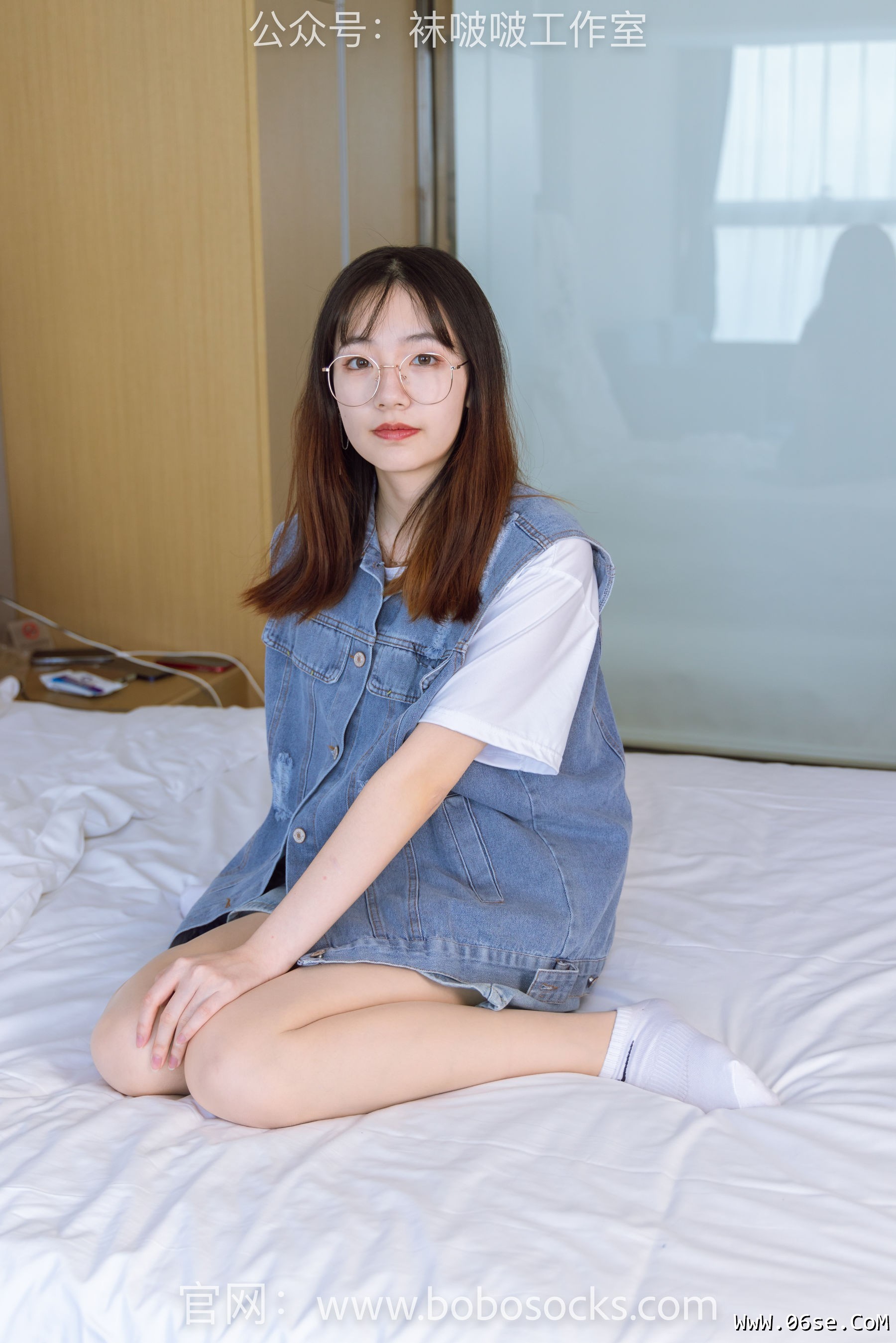 图片[114]-BoBoSocks袜啵啵 No.123 小甜豆-板鞋、白棉袜、肉丝[140P]-六色网