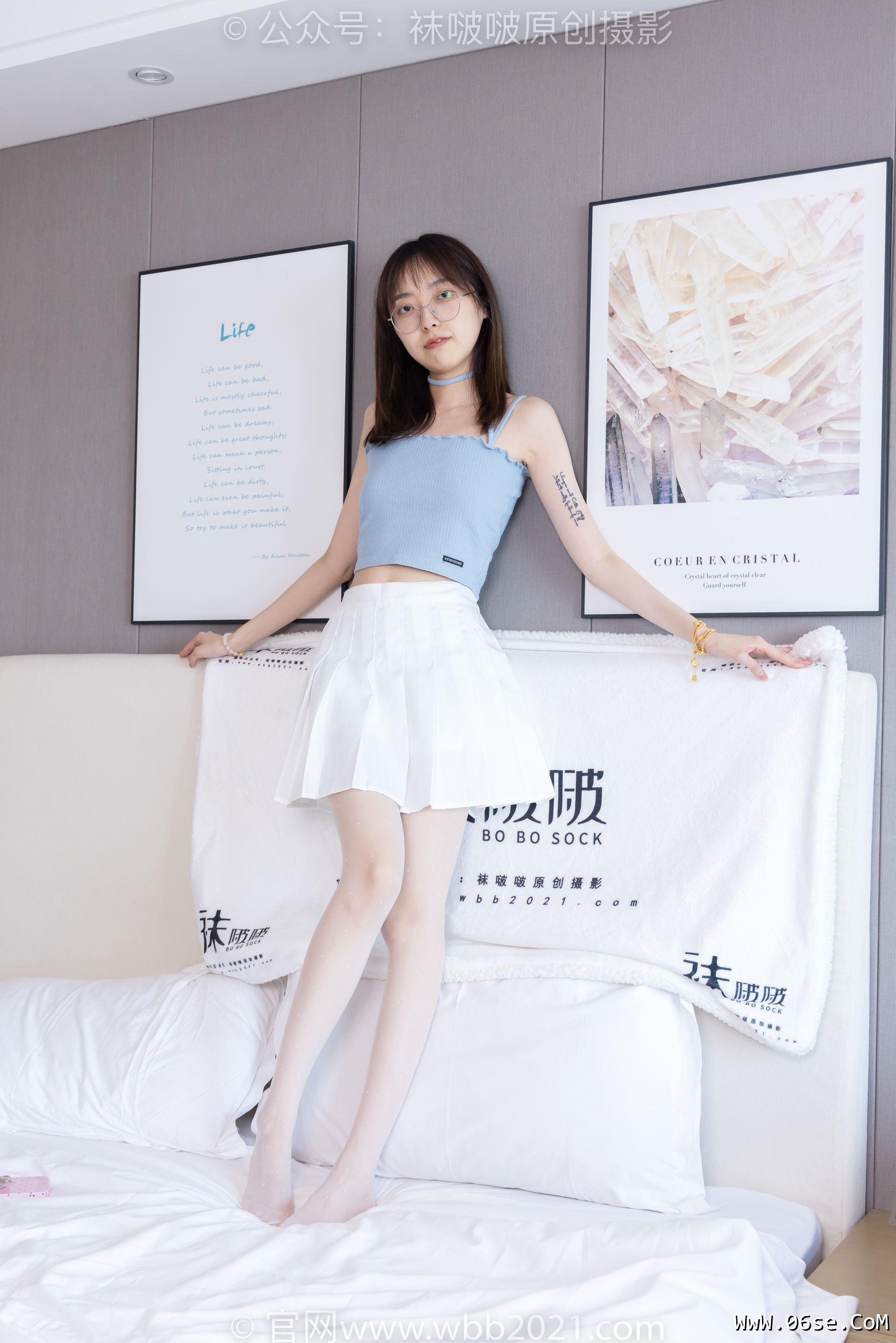 图片[74]-BoBoSocks袜啵啵 No.403 稚予 -高跟鞋、板鞋、波点黑丝、波点白丝[145P]-六色网