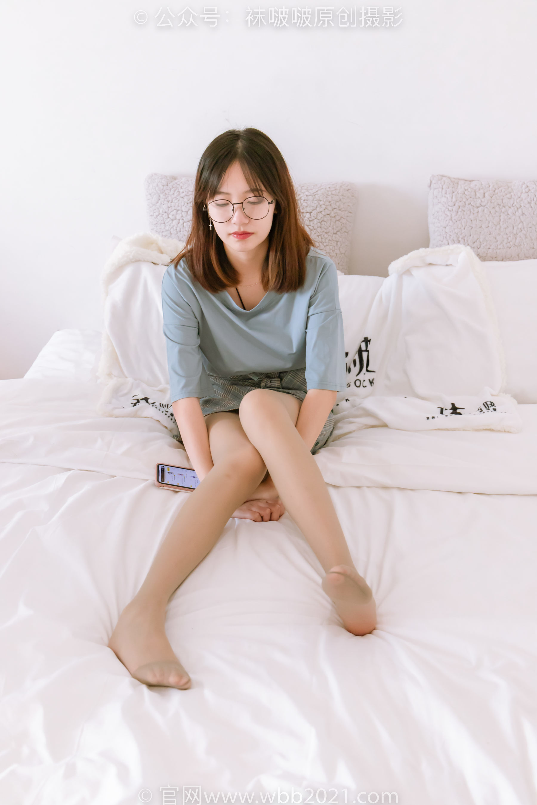 图片[91]-BoBoSocks袜啵啵 No.239 小甜豆-棉拖鞋、灰丝、裸足[140P]-六色网