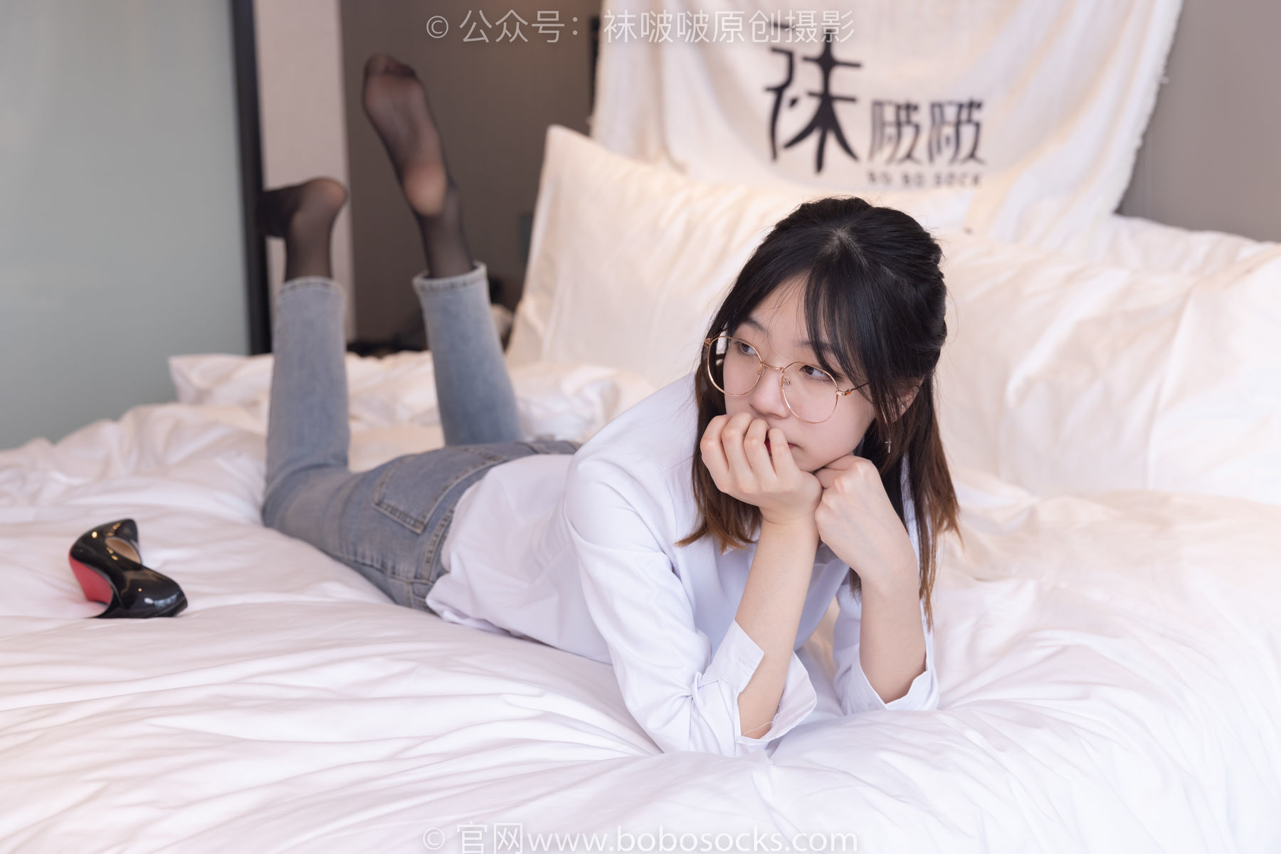 图片[3]-BoBoSocks袜啵啵 No.181 小甜豆-高跟鞋、黑丝、裤里丝[134P]-六色网