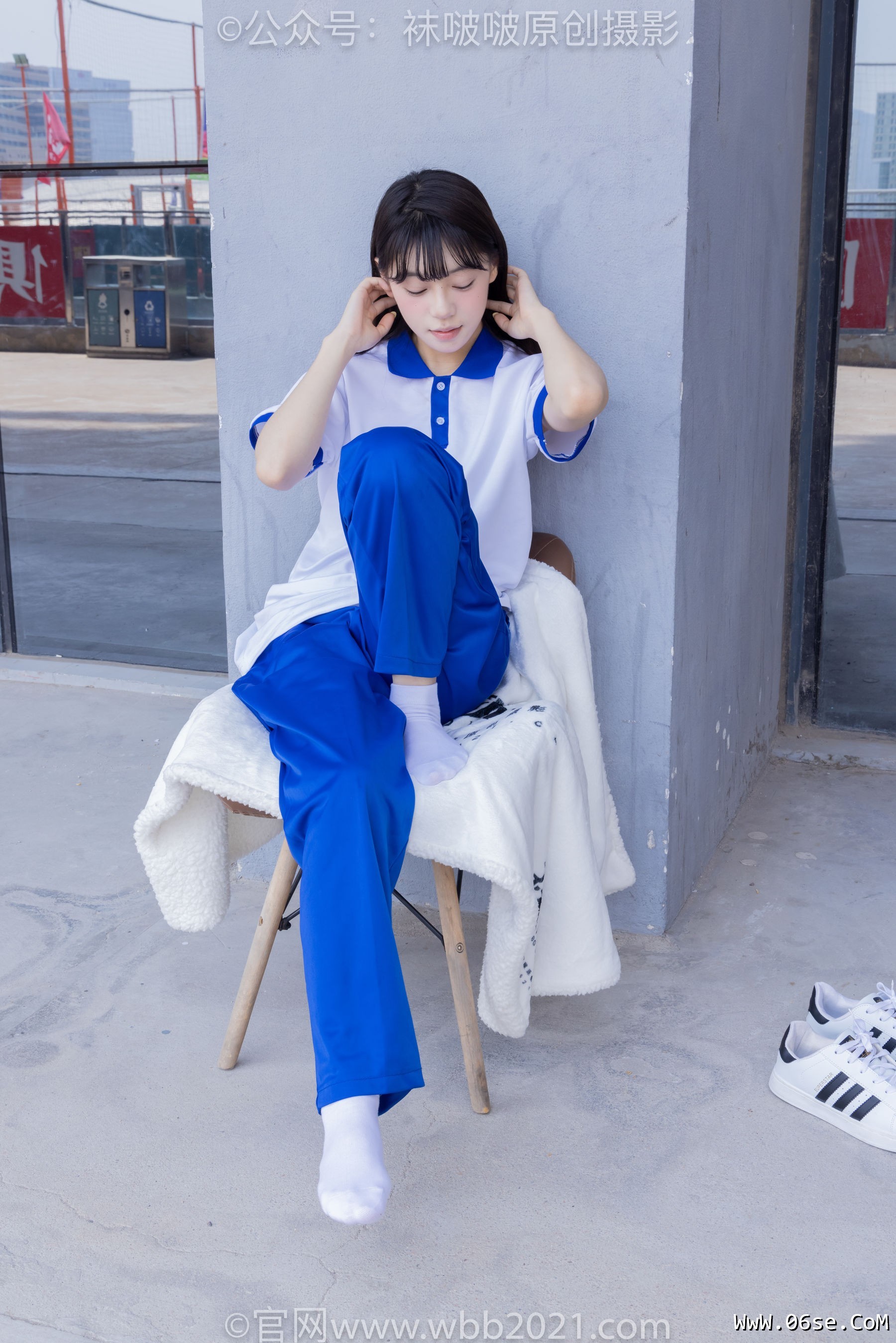 图片[102]-BoBoSocks袜啵啵 No.393 糯米 -板鞋、白棉袜、裸足、校服[150P]-六色网