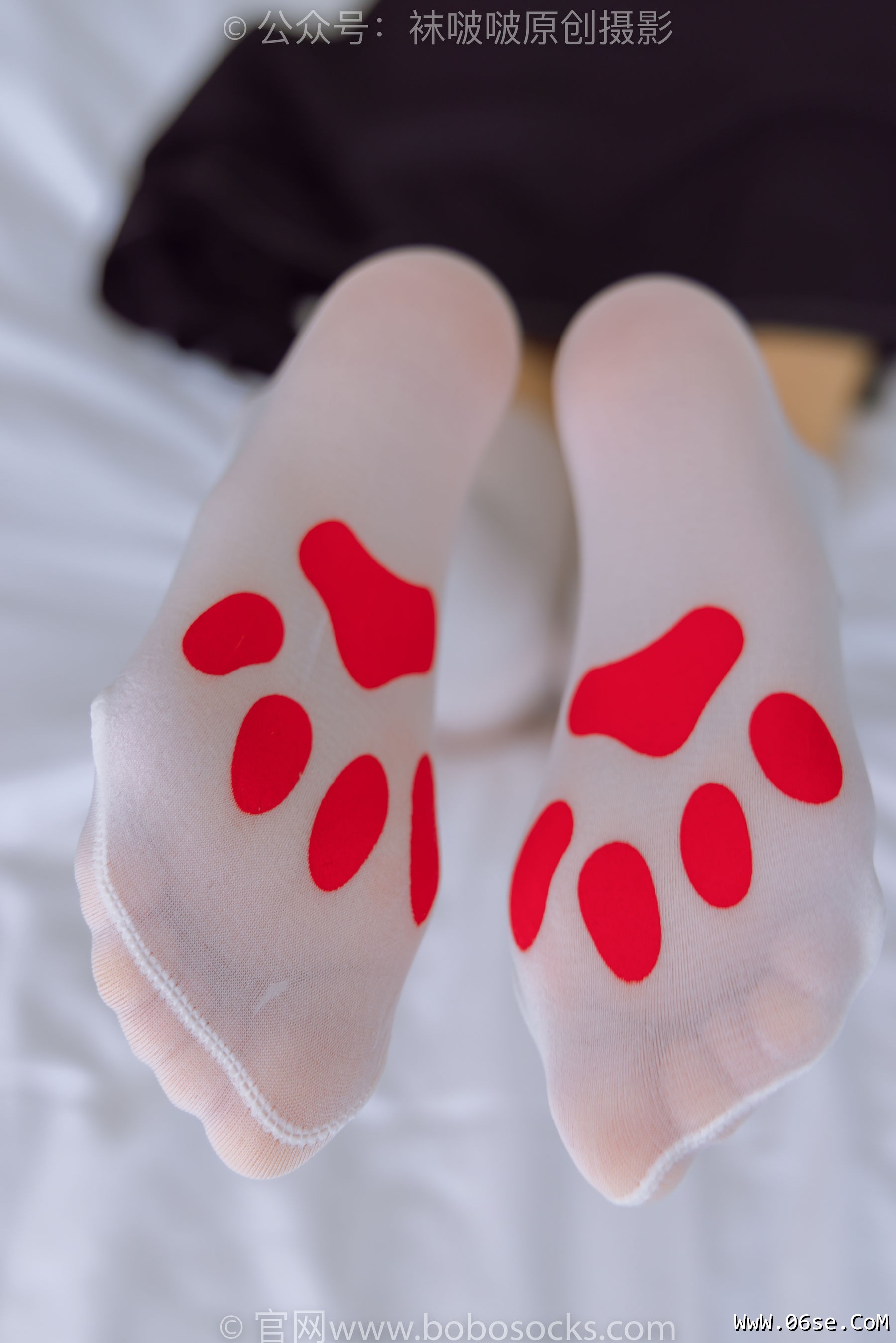 图片[11]-BoBoSocks袜啵啵 No.177 稚予-皮鞋、厚白丝（脚底猫爪印款）[140P]-六色网