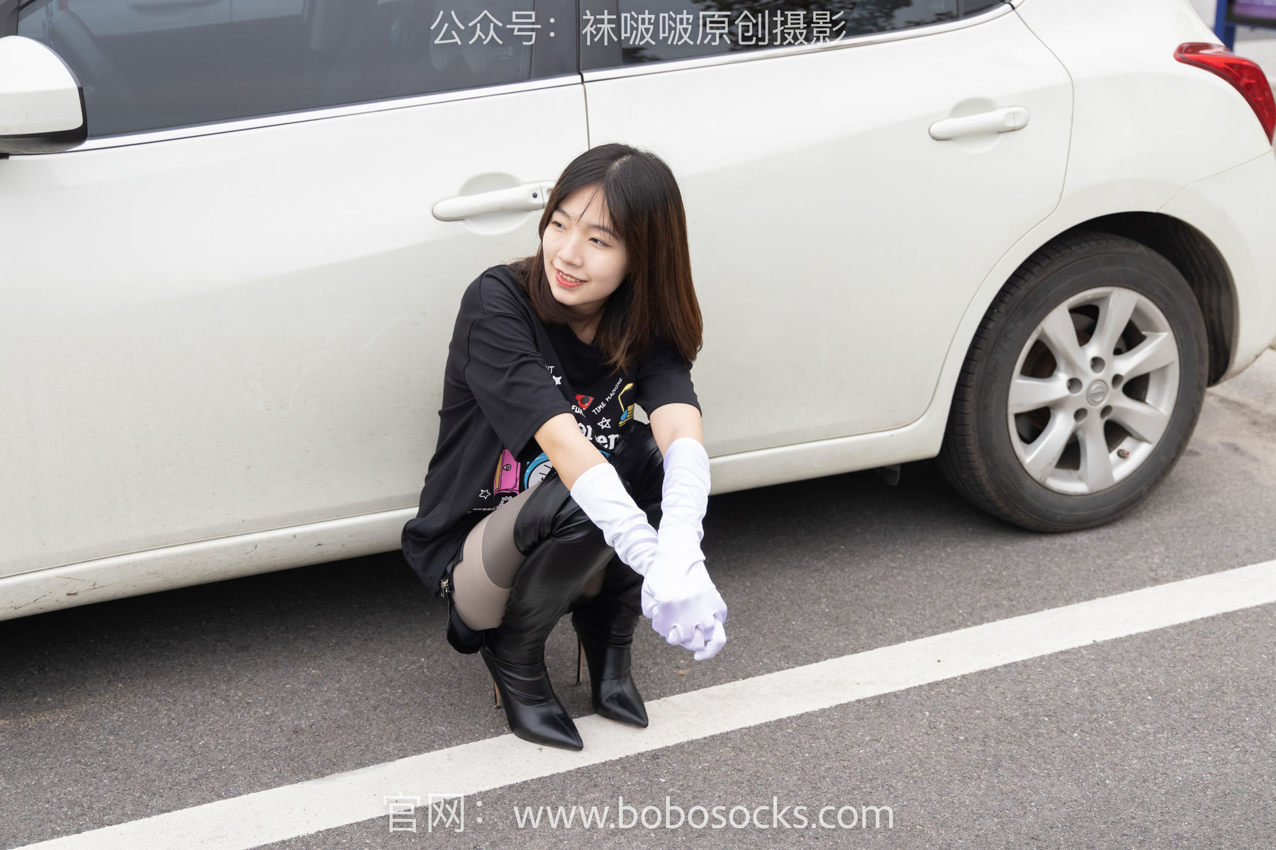 图片[89]-BoBoSocks袜啵啵 No.146 小甜豆-高跟长靴、黑色踩脚裤、肉丝[154P]-六色网