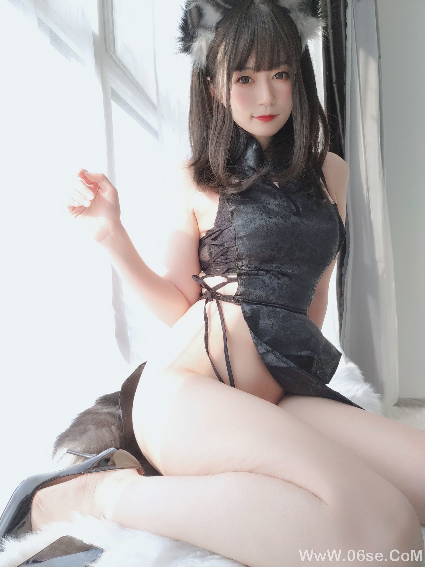 图片[37]-Coser小姐姐白银 小黑狼[104P]-六色网