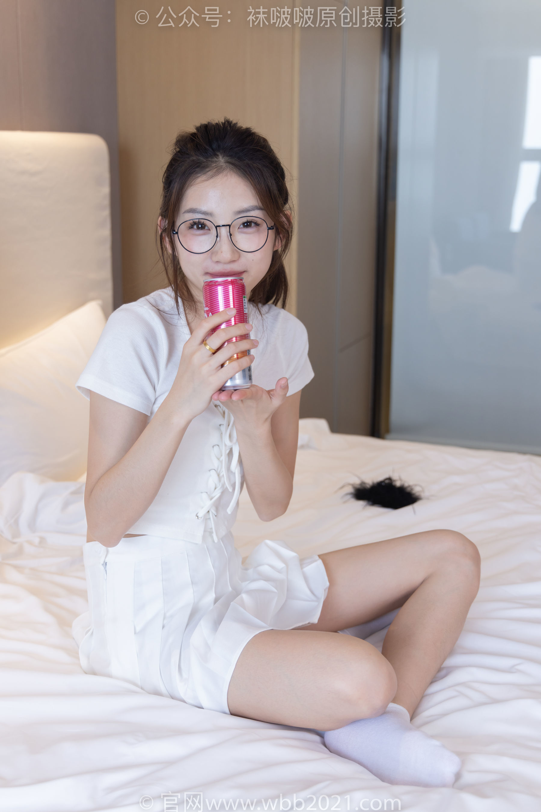 图片[54]-BoBoSocks袜啵啵 No.258 小沫 -贝壳头板鞋、白棉袜[148P]-六色网