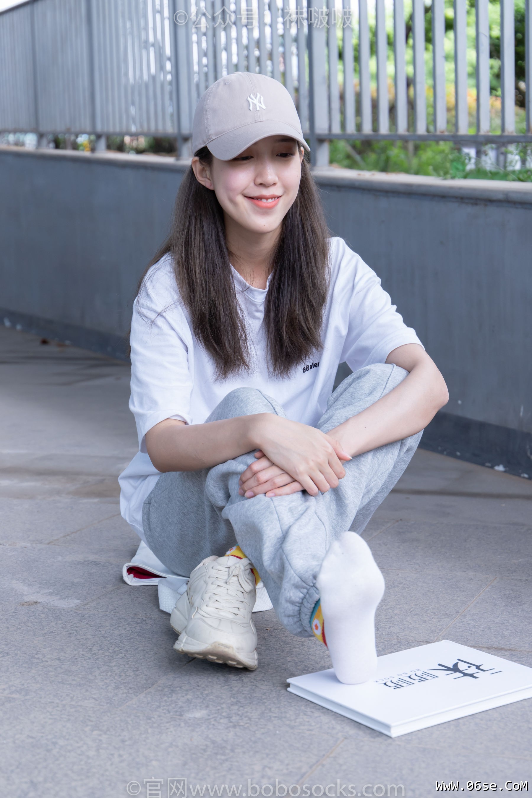 图片[60]-BoBoSocks袜啵啵 No.012 泡芙-运动鞋、白棉袜、裸足[132P]-六色网