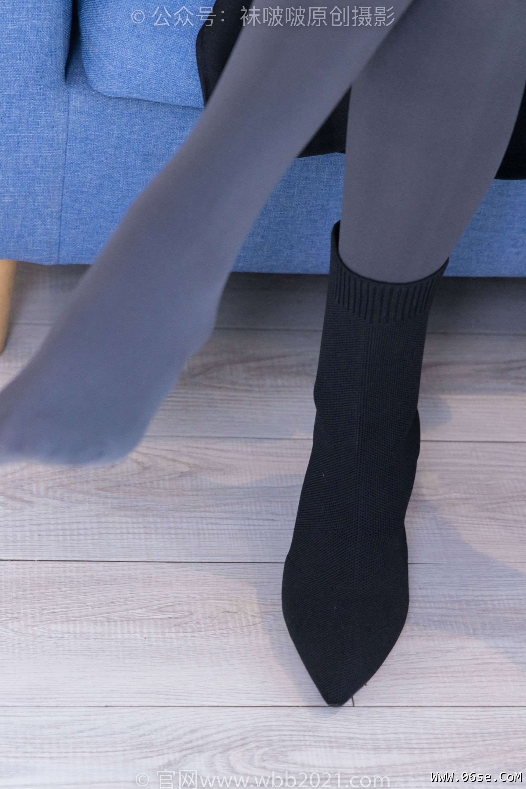 图片[158]-BoBoSocks袜啵啵 No.378 奶油 -短靴、运动鞋、厚黑丝、厚灰丝[190P]-六色网