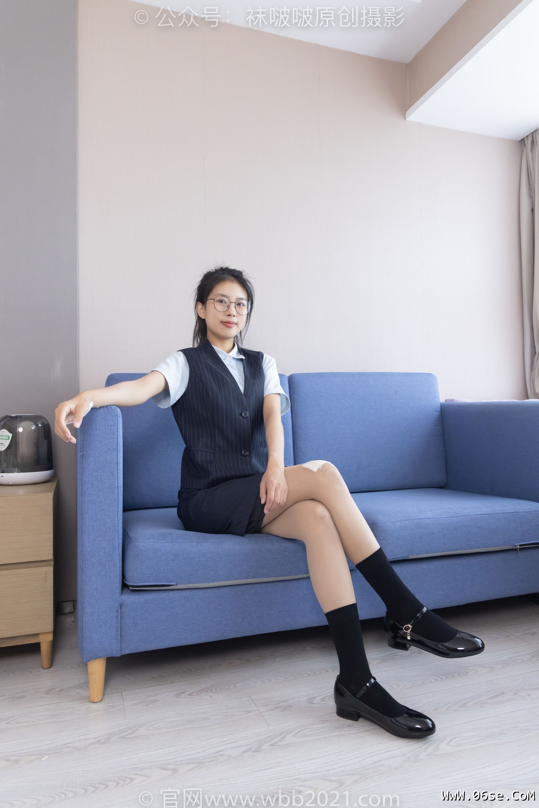 图片[51]-BoBoSocks袜啵啵 No.324 奶油 -高跟鞋、皮鞋、黑棉袜、油亮肉丝[140P]-六色网