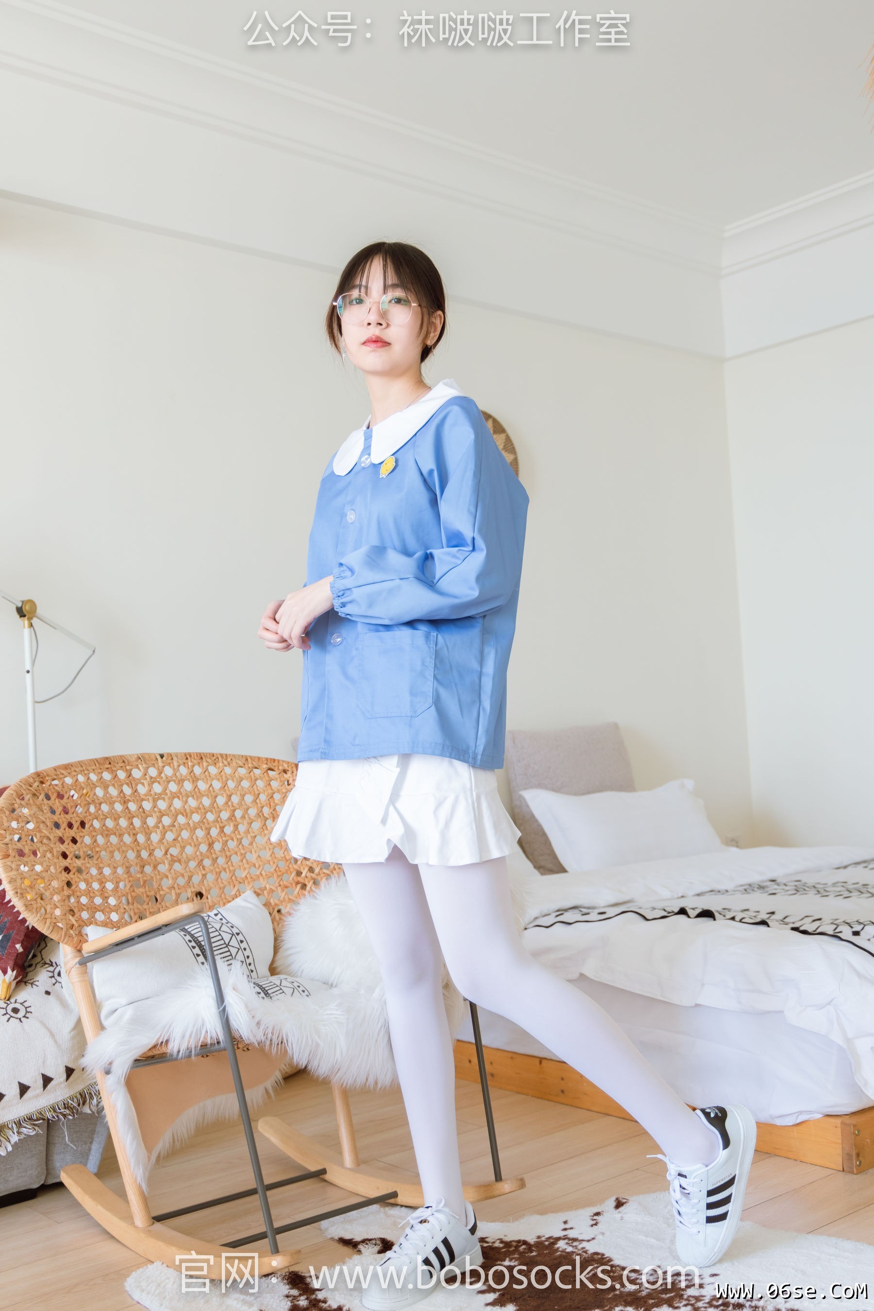 图片[6]-BoBoSocks袜啵啵 No.093 小甜豆-贝壳头、厚白丝[132P]-六色网