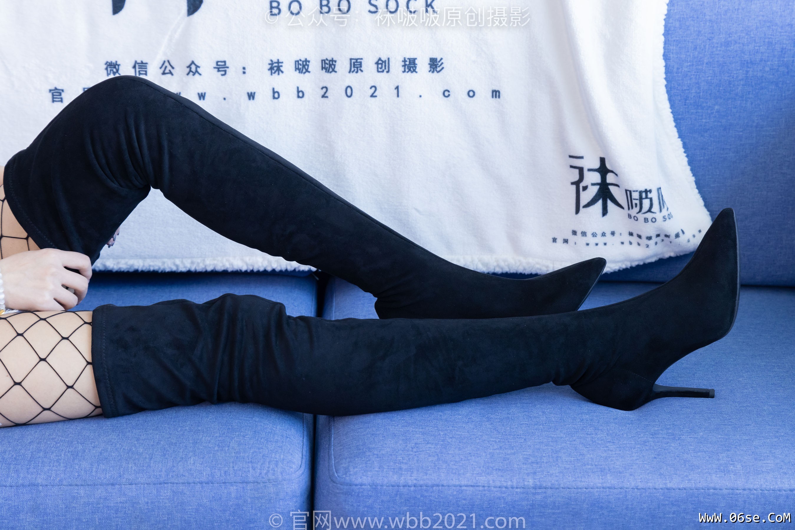图片[135]-BoBoSocks袜啵啵 No.383 奶油 -长靴、高跟长靴、黑丝、网袜、裸足[150P]-六色网