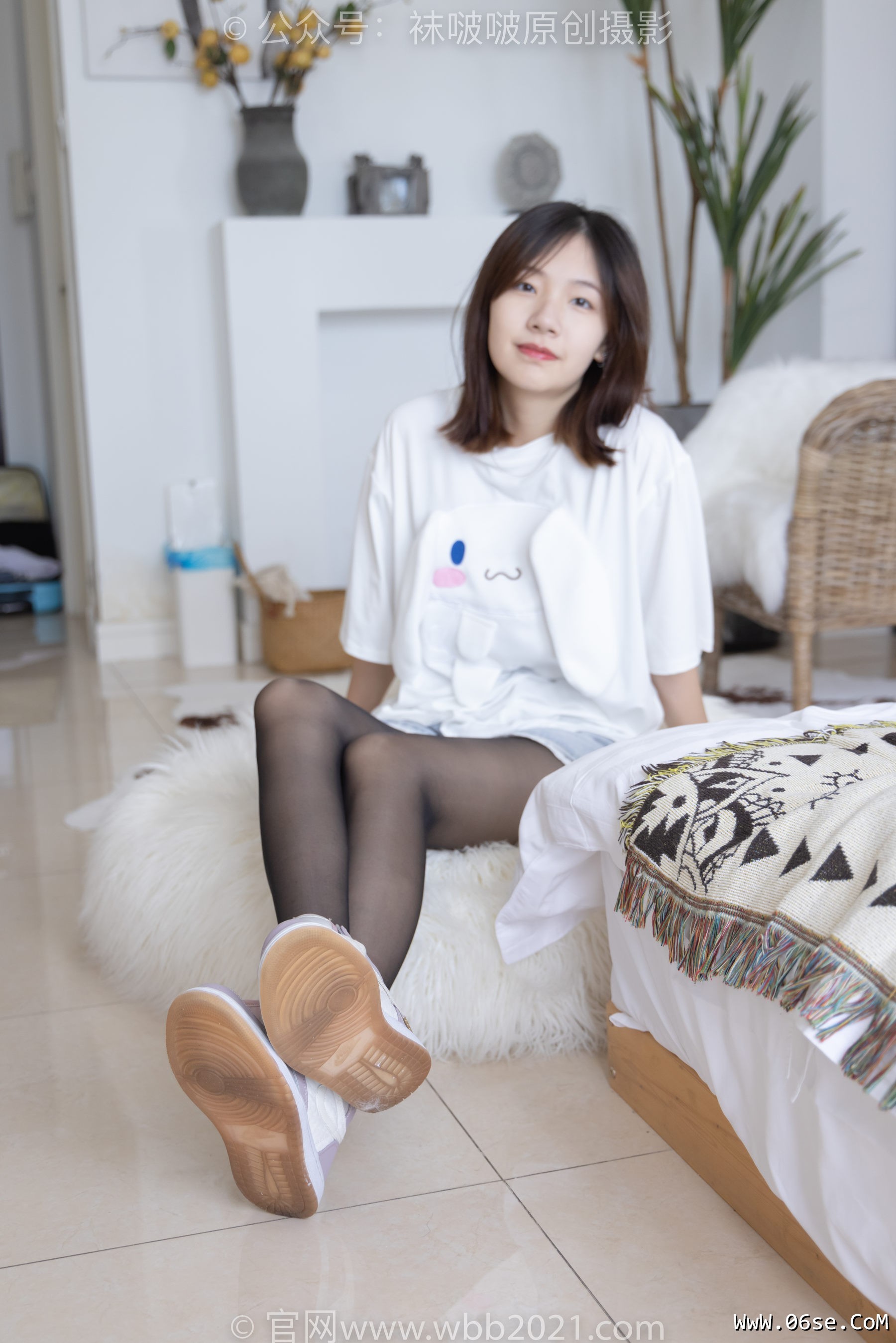 图片[47]-BoBoSocks袜啵啵 No.233 小甜豆-板鞋、黑丝[142P]-六色网