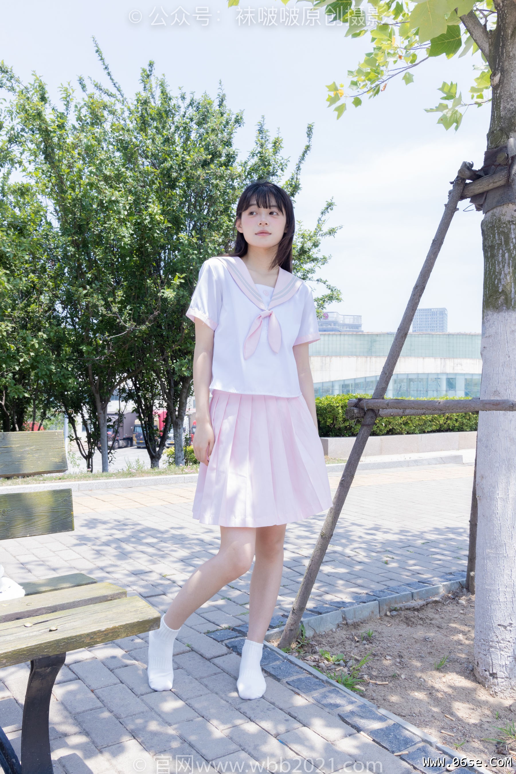 图片[127]-BoBoSocks袜啵啵 No.399 糯米 -皮鞋、白棉袜、jk制服[145P]-六色网