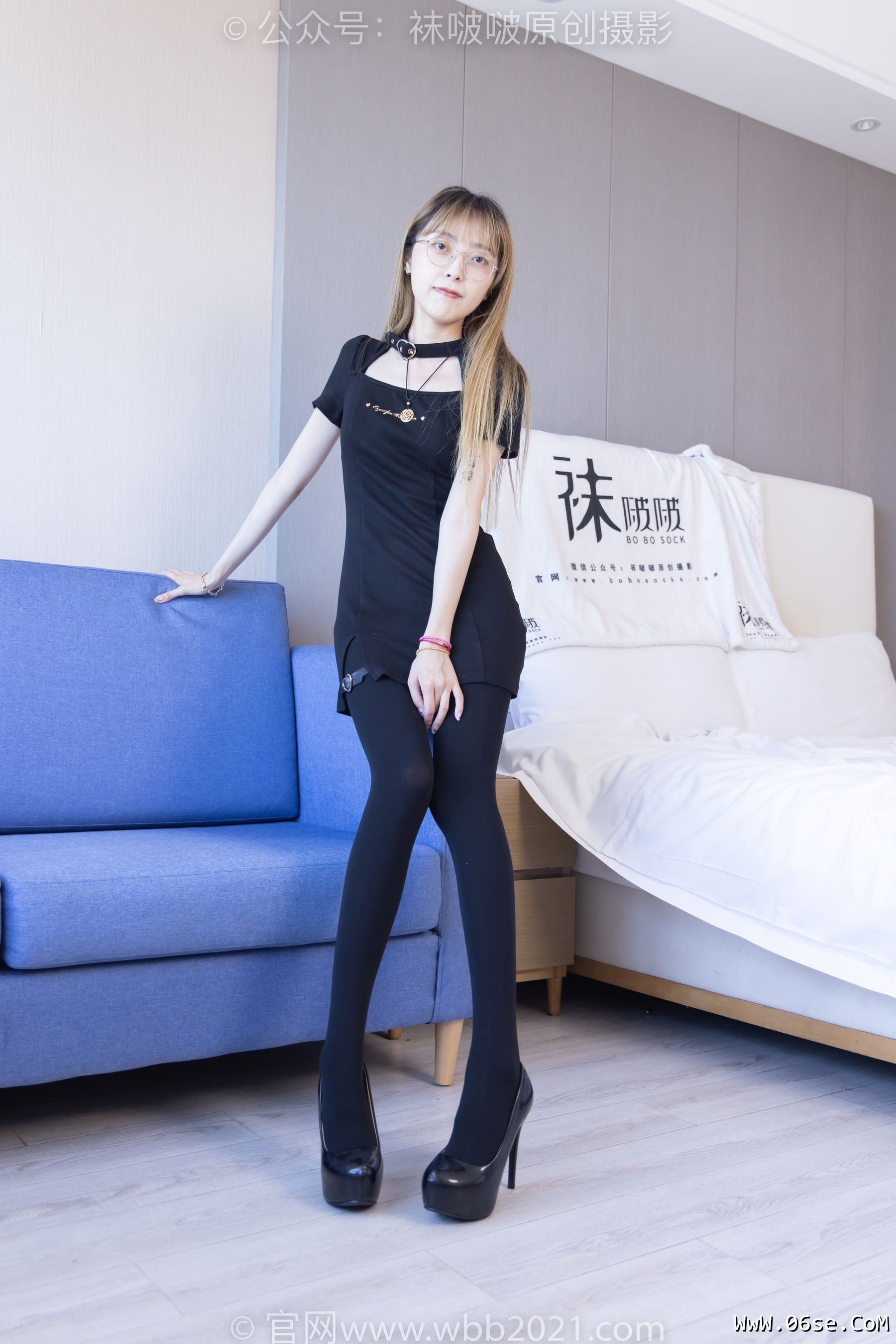 图片[125]-BoBoSocks袜啵啵 No.270 稚予 -高跟鞋、皮鞋、厚黑丝、黑色大腿棉袜[149P]-六色网