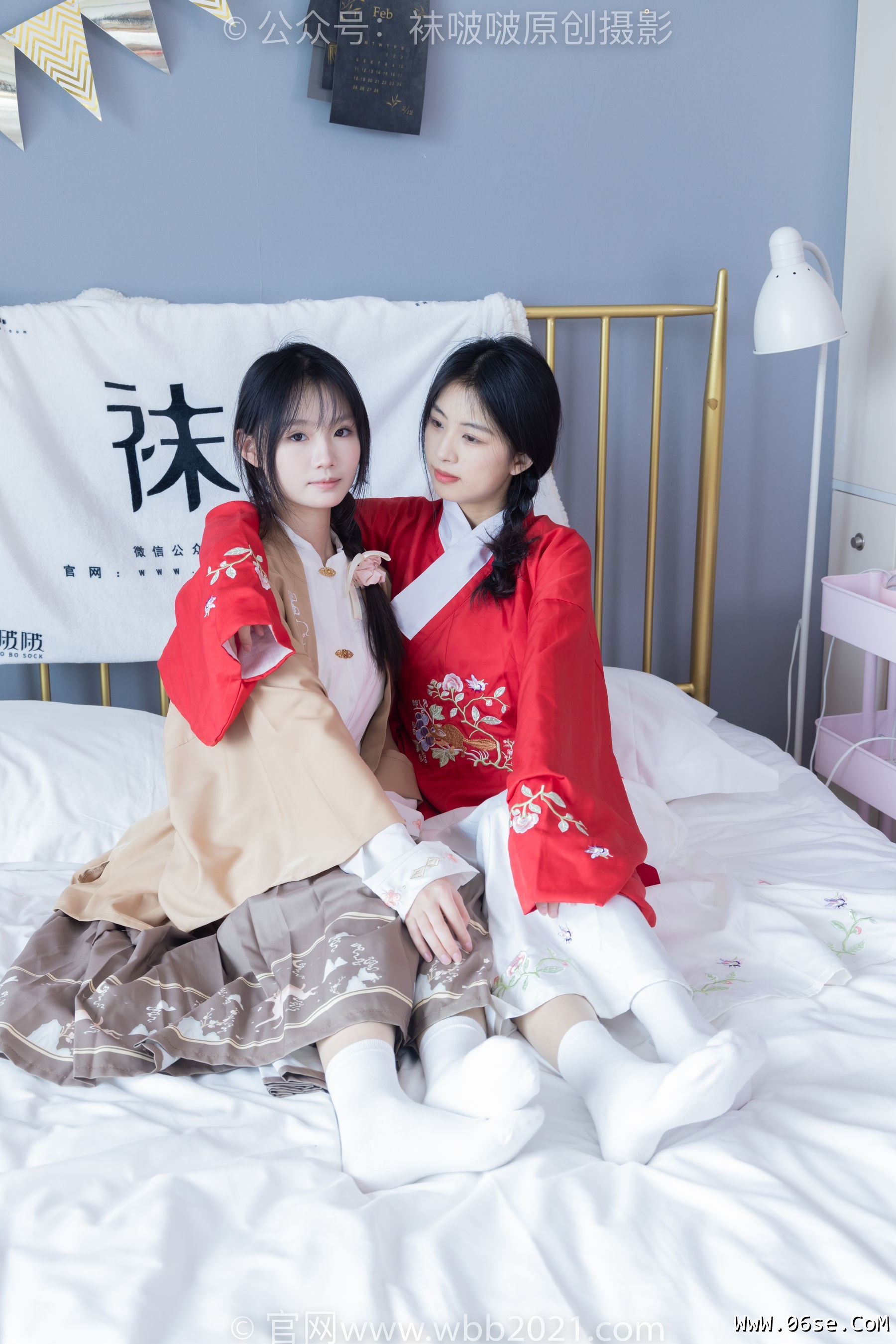 图片[123]-BoBoSocks袜啵啵 No.400 奶油&甜甜圈 -两双高跟鞋、白棉袜、肉丝[158P]-六色网