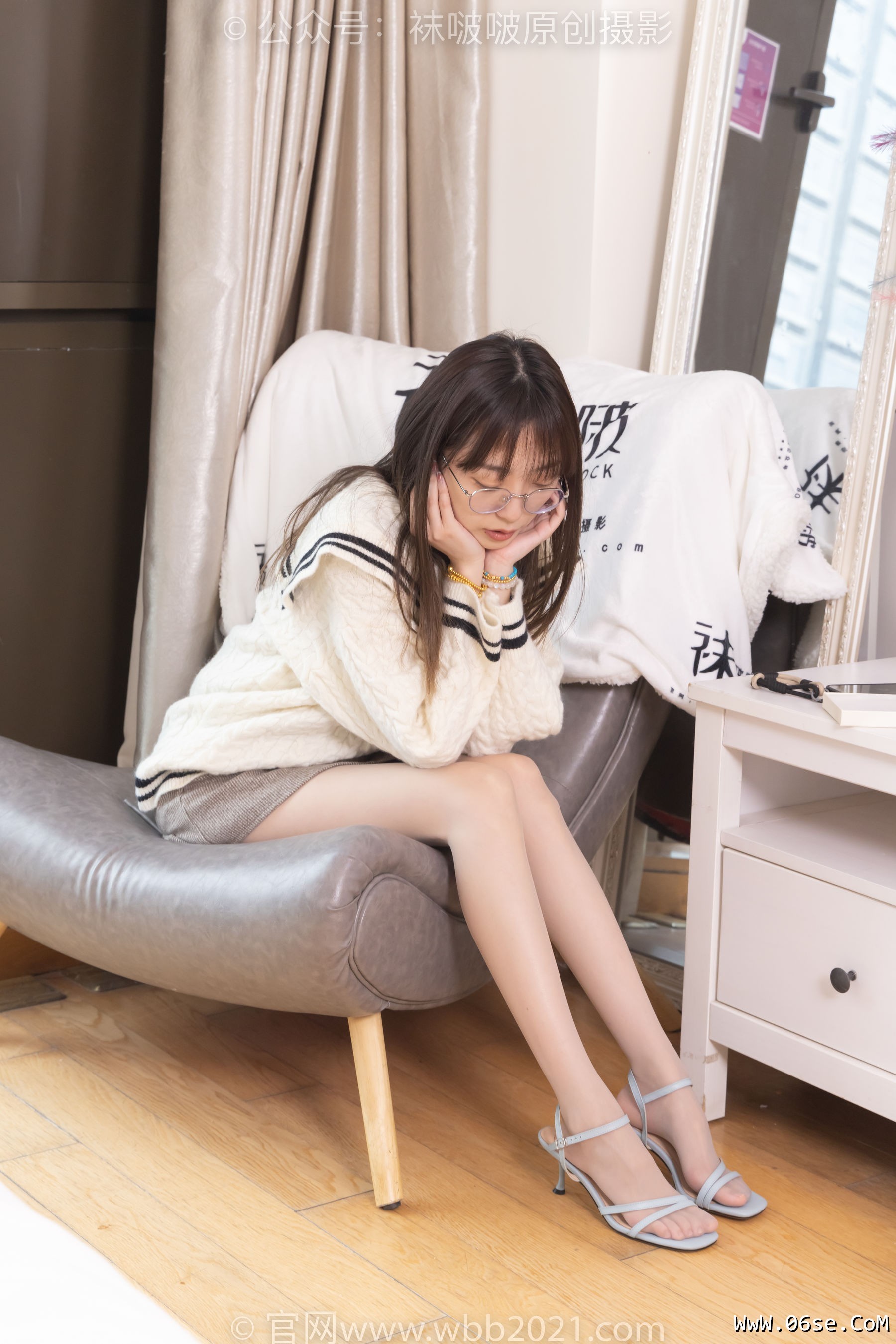 图片[60]-BoBoSocks袜啵啵 No.361 稚予 -高跟凉鞋、平底鞋、超薄黑丝、灰丝[160P]-六色网