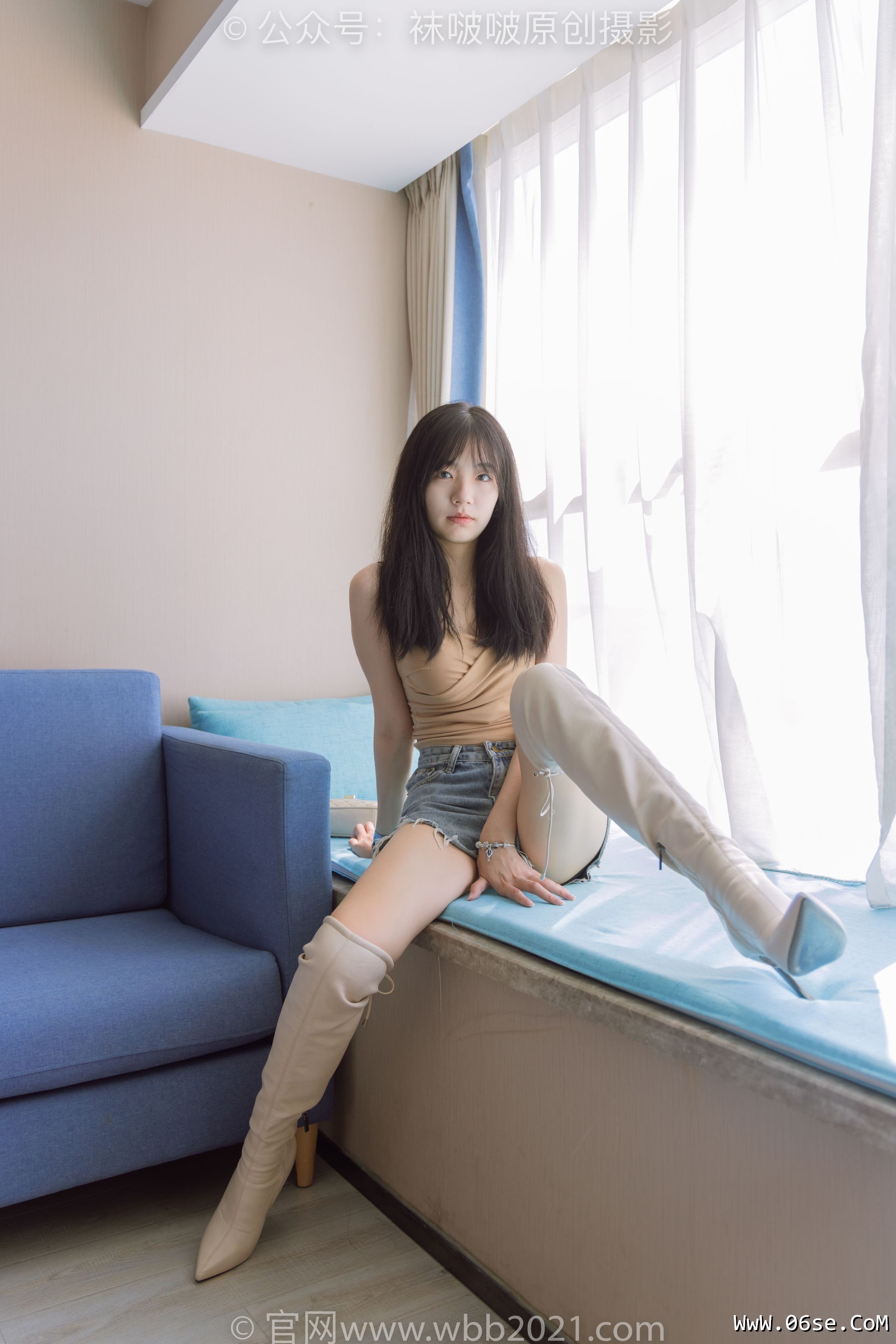图片[167]-BoBoSocks袜啵啵 No.441 小甜豆 -高跟长靴、白棉袜、裸足[179P]-六色网