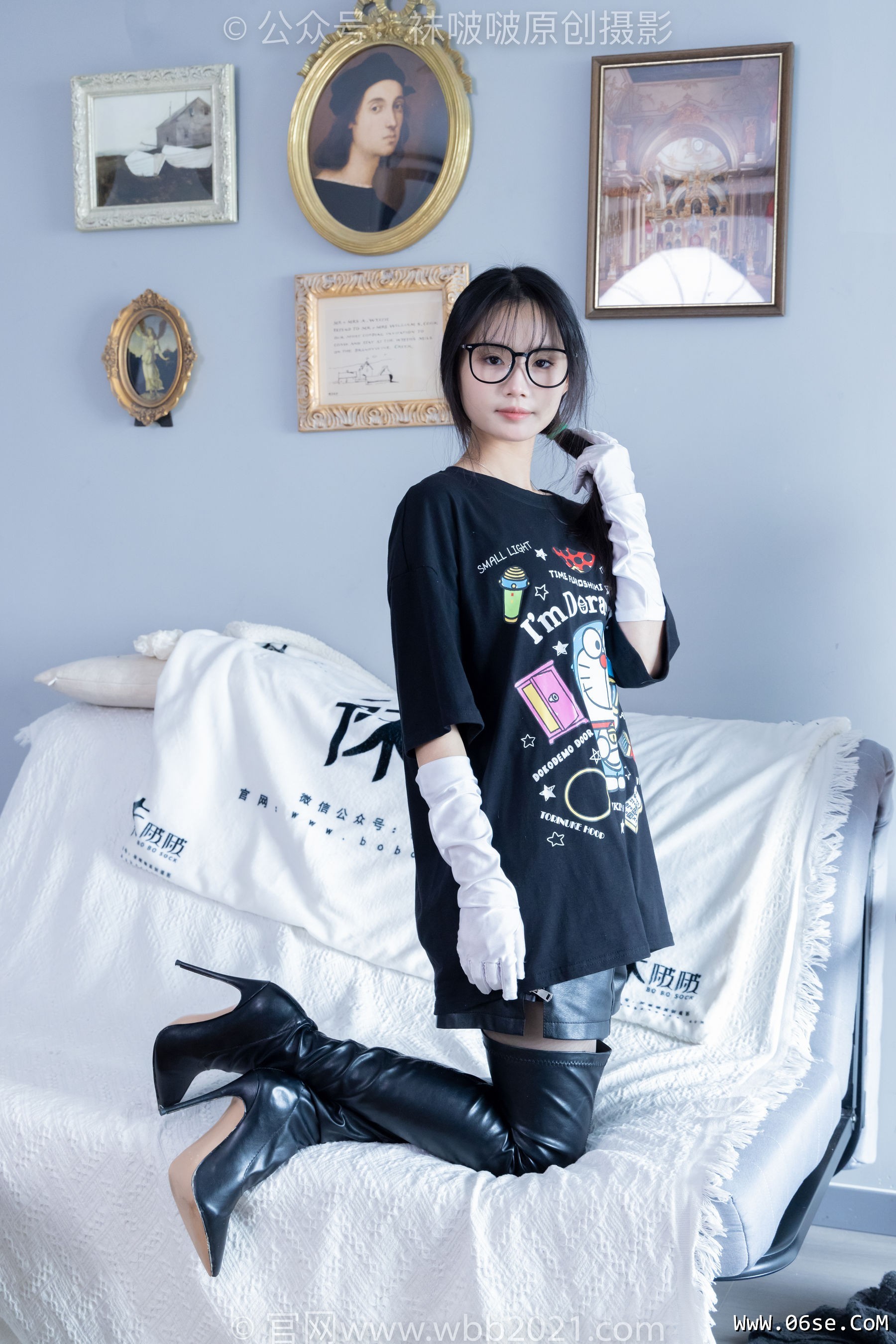 图片[89]-BoBoSocks袜啵啵 No.343 甜甜圈 -高跟长靴、黑丝打底、肉丝[150P]-六色网