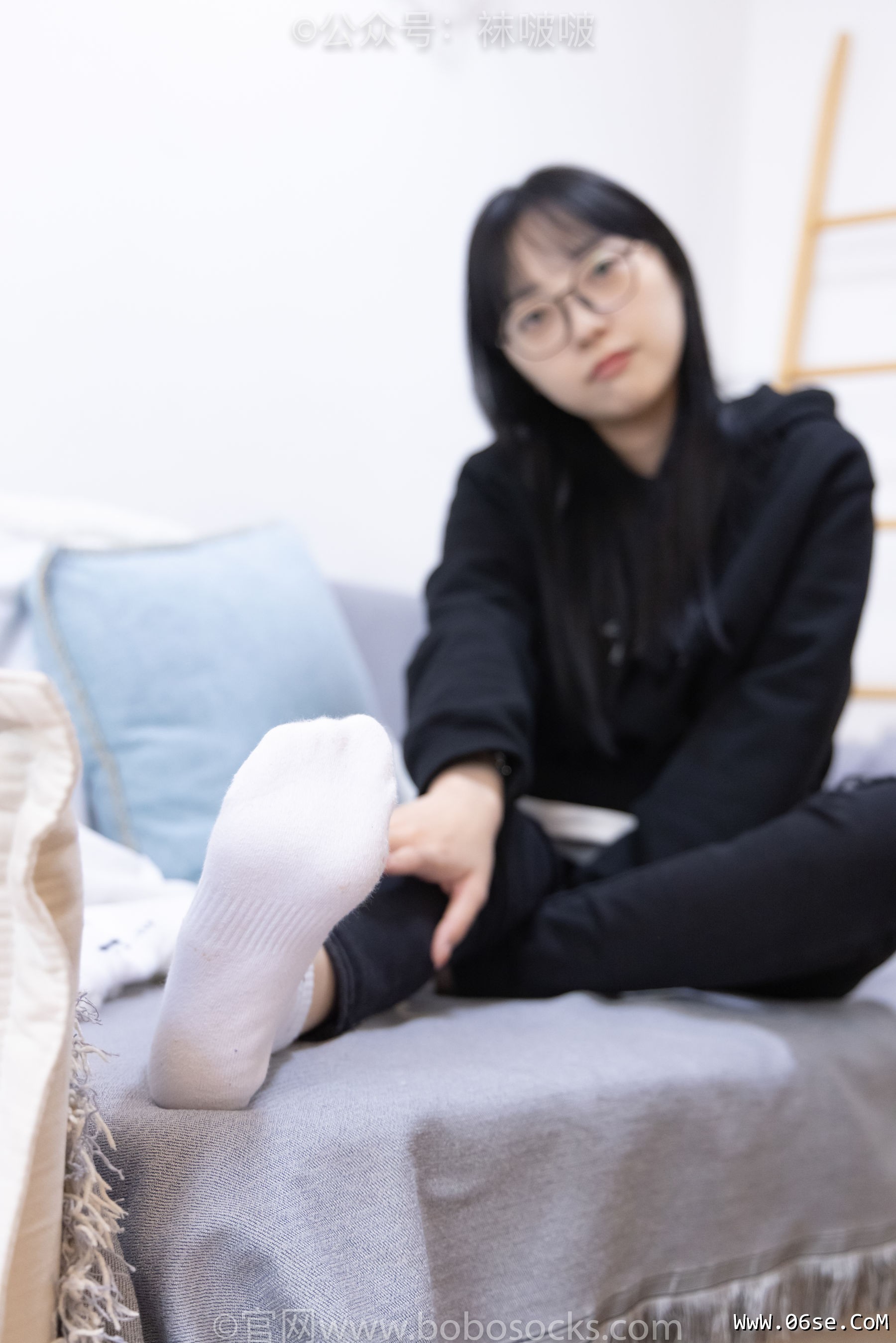 图片[93]-BoBoSocks袜啵啵 No.061 稚予-短靴、白棉袜、裸足[145P]-六色网