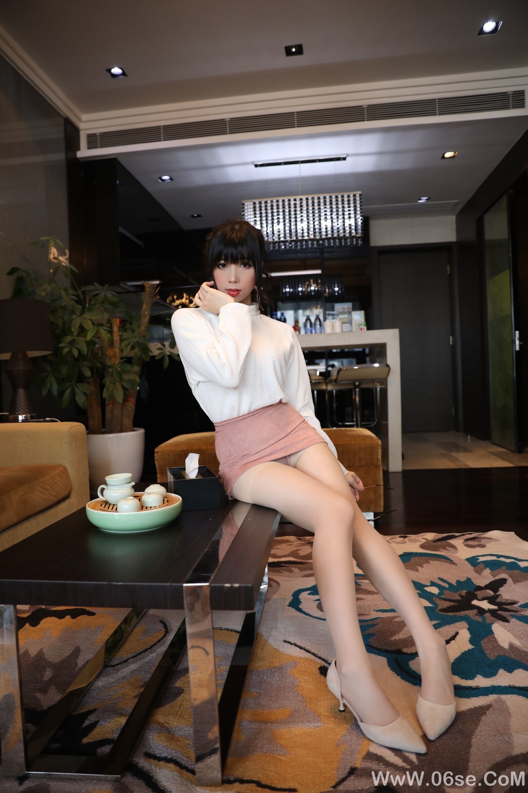 图片[5]-二次元巨乳美女鹿野希 单马尾眼镜娘[101P]-六色网
