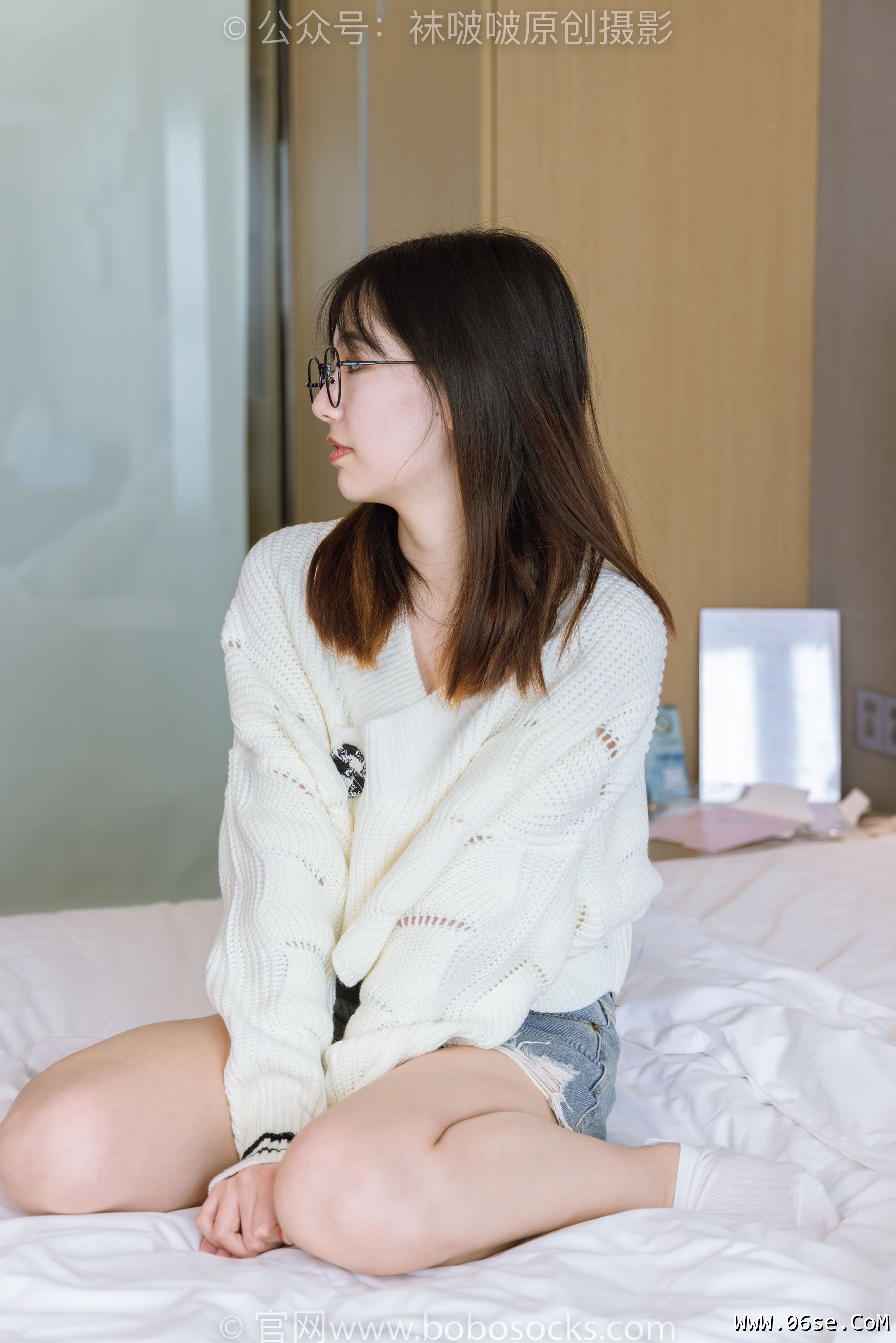 图片[33]-BoBoSocks袜啵啵 No.222 小甜豆-长靴、白棉袜、裸足[180P]-六色网